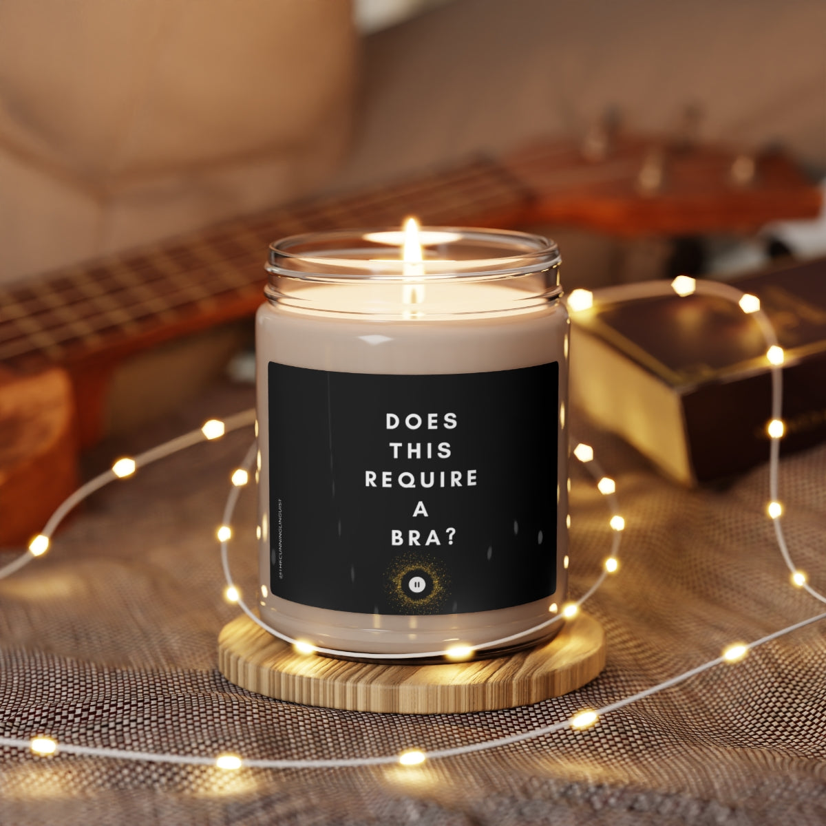 Bra Scented Soy Candle