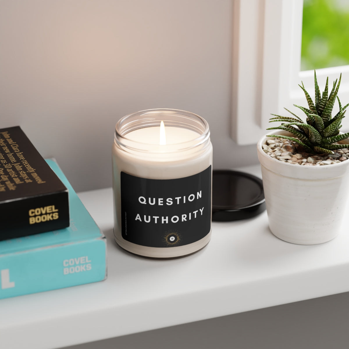 Question Authority Scented Soy Candle