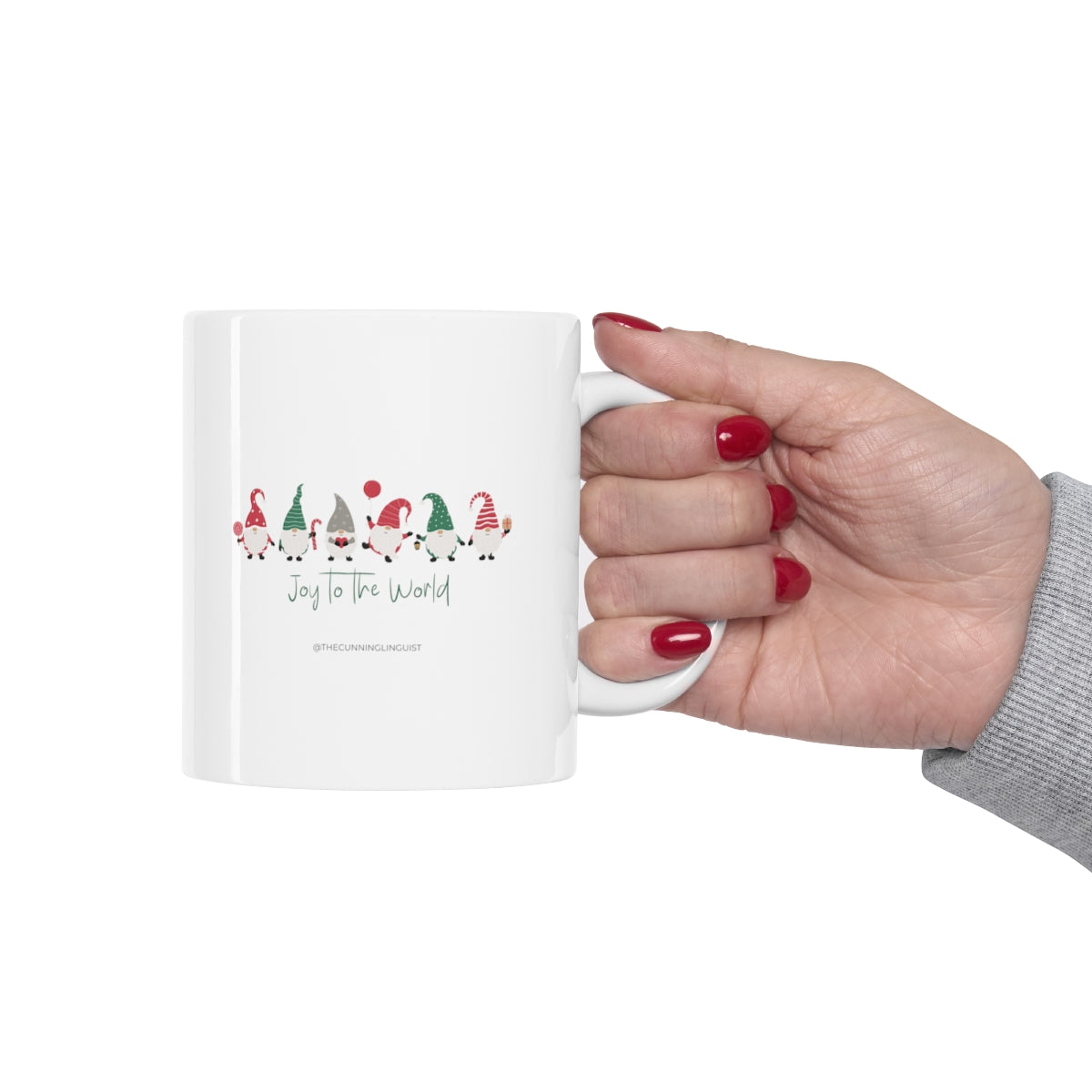 Joy to the World Gnomes Ceramic Mug