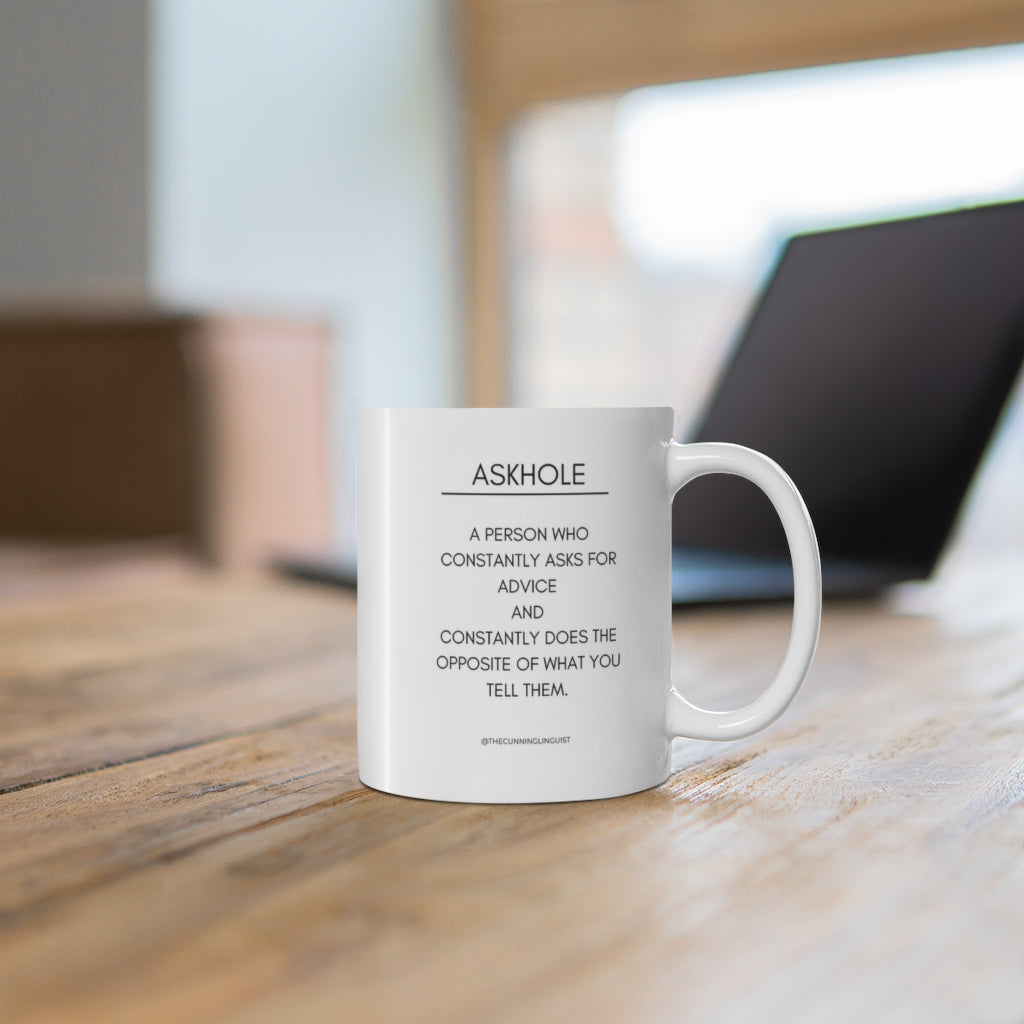 AskHole Ceramic Mug