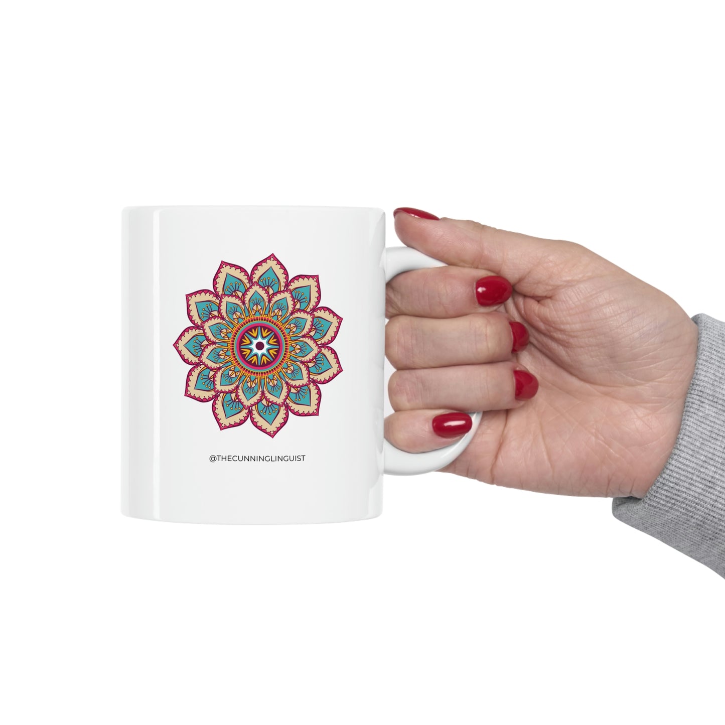 Mandala Moments Golden Eye Ceramic Mug