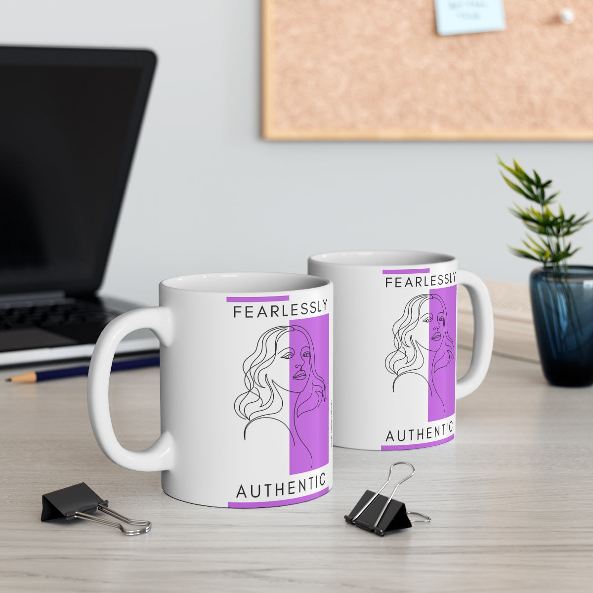 Fearlessly Authentic Ceramic Mug