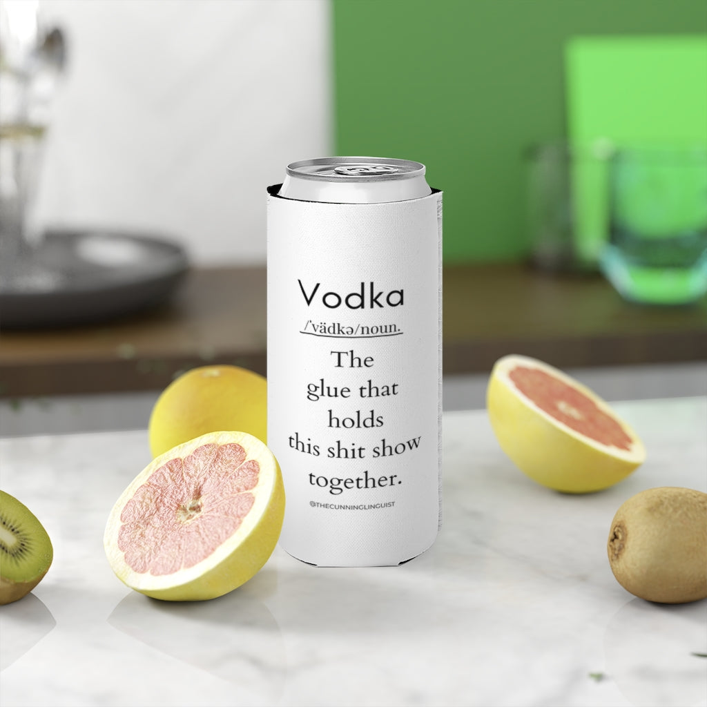 Slim Can Vodka Glue Cooler