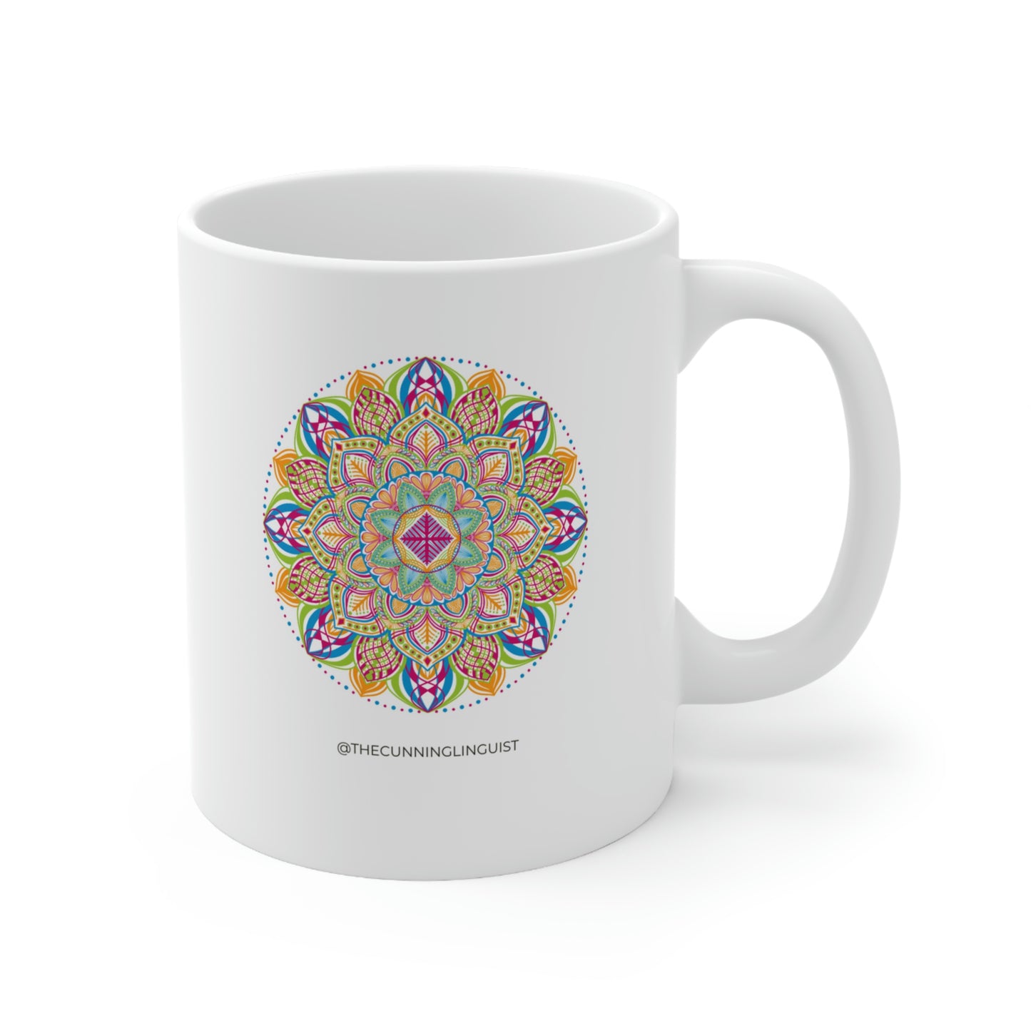 Marvelous Blue Mandalas Ceramic Mug