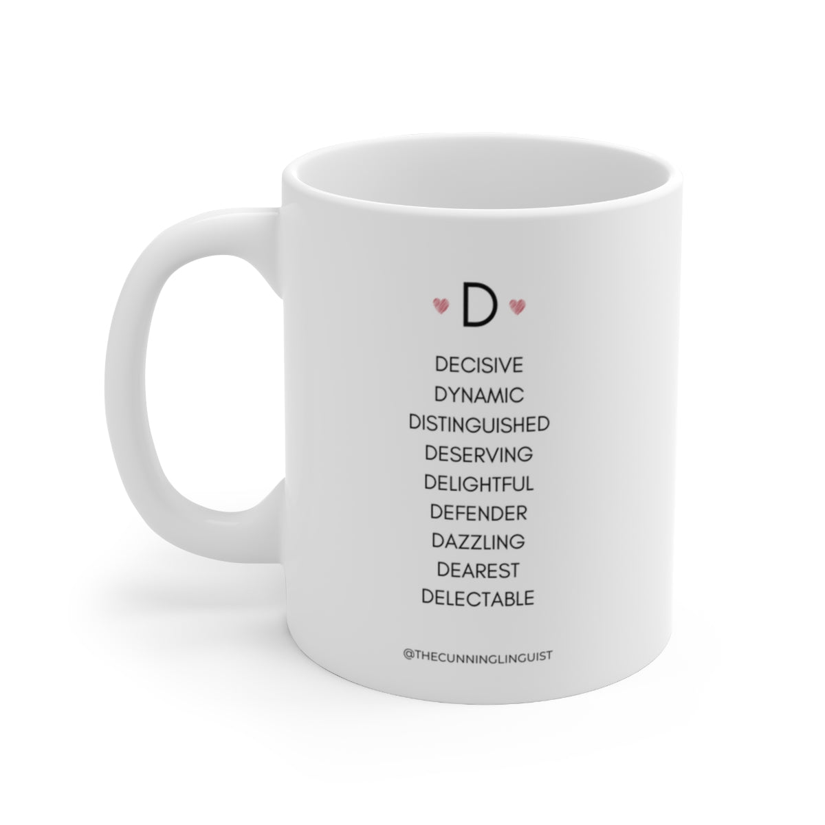 D is for Who You Are Ceramic Mug