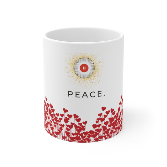 Spirit Fruit PEACE Ceramic Mug