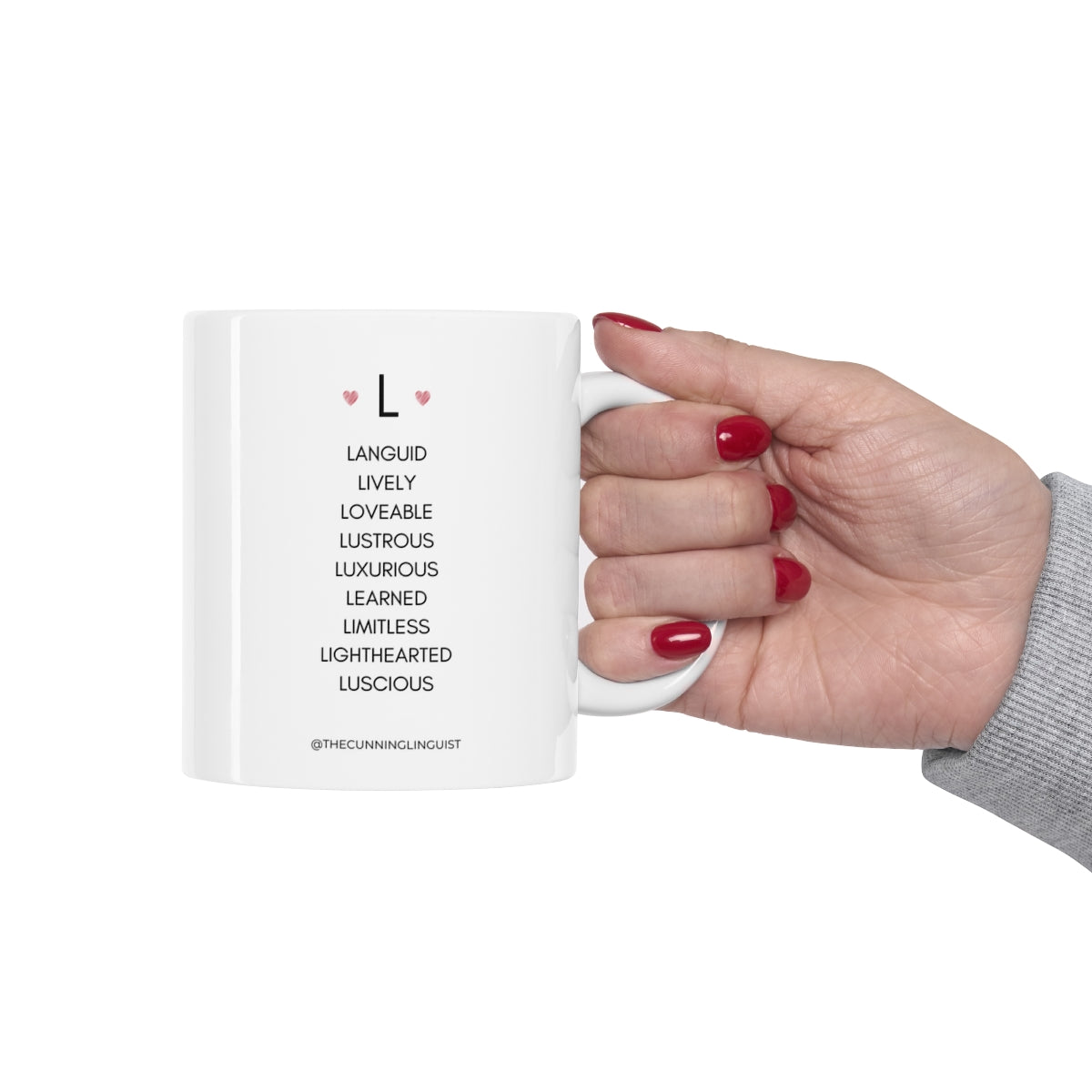 L is for Who You Are Ceramic Mug