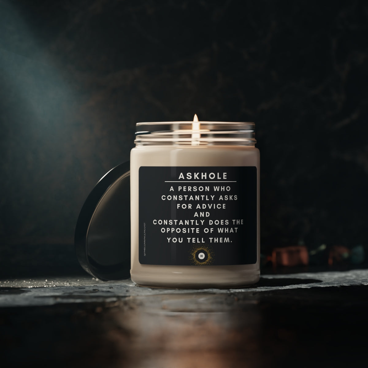 Askhole Scented Soy Candle