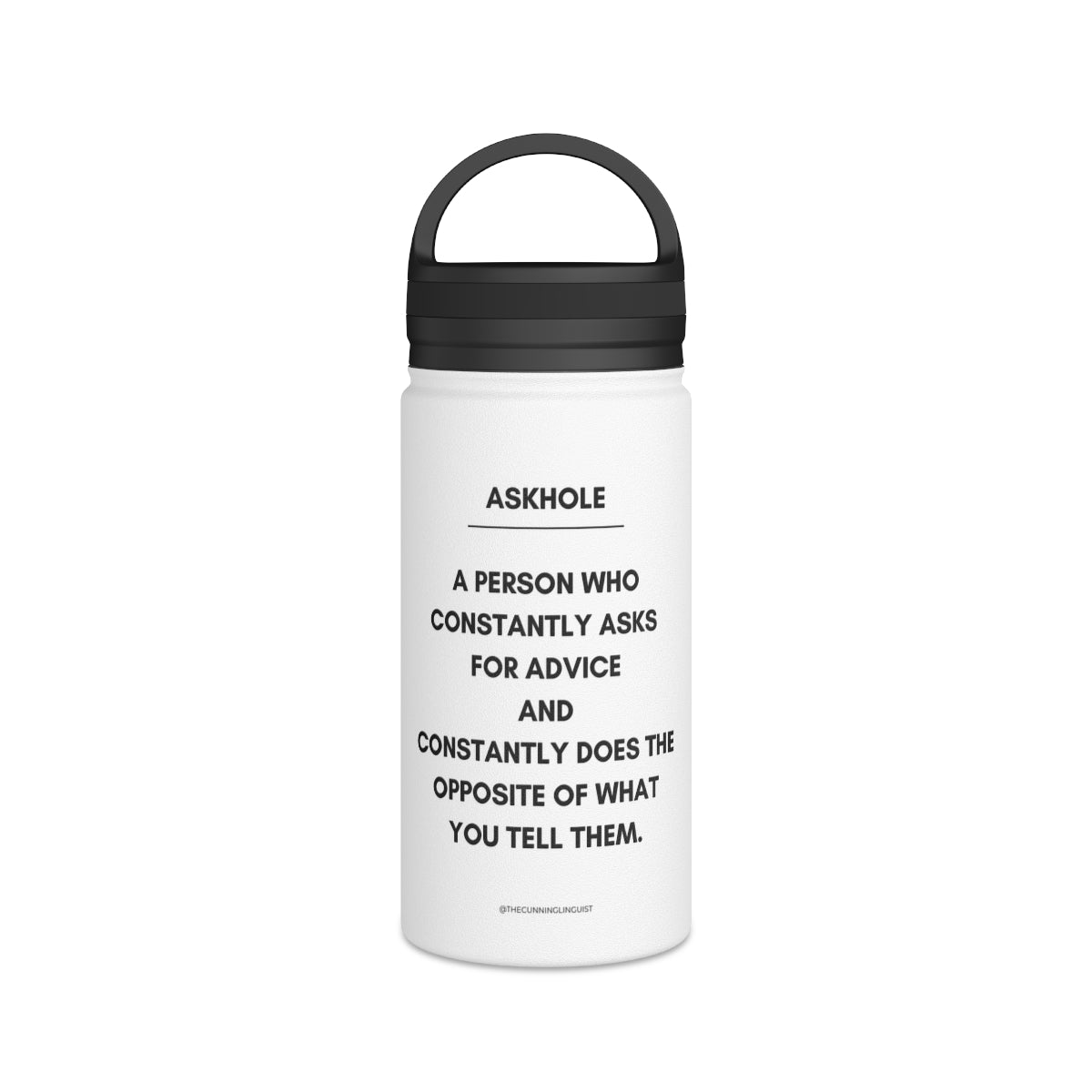 AskHole Stainless Steel Water Bottle