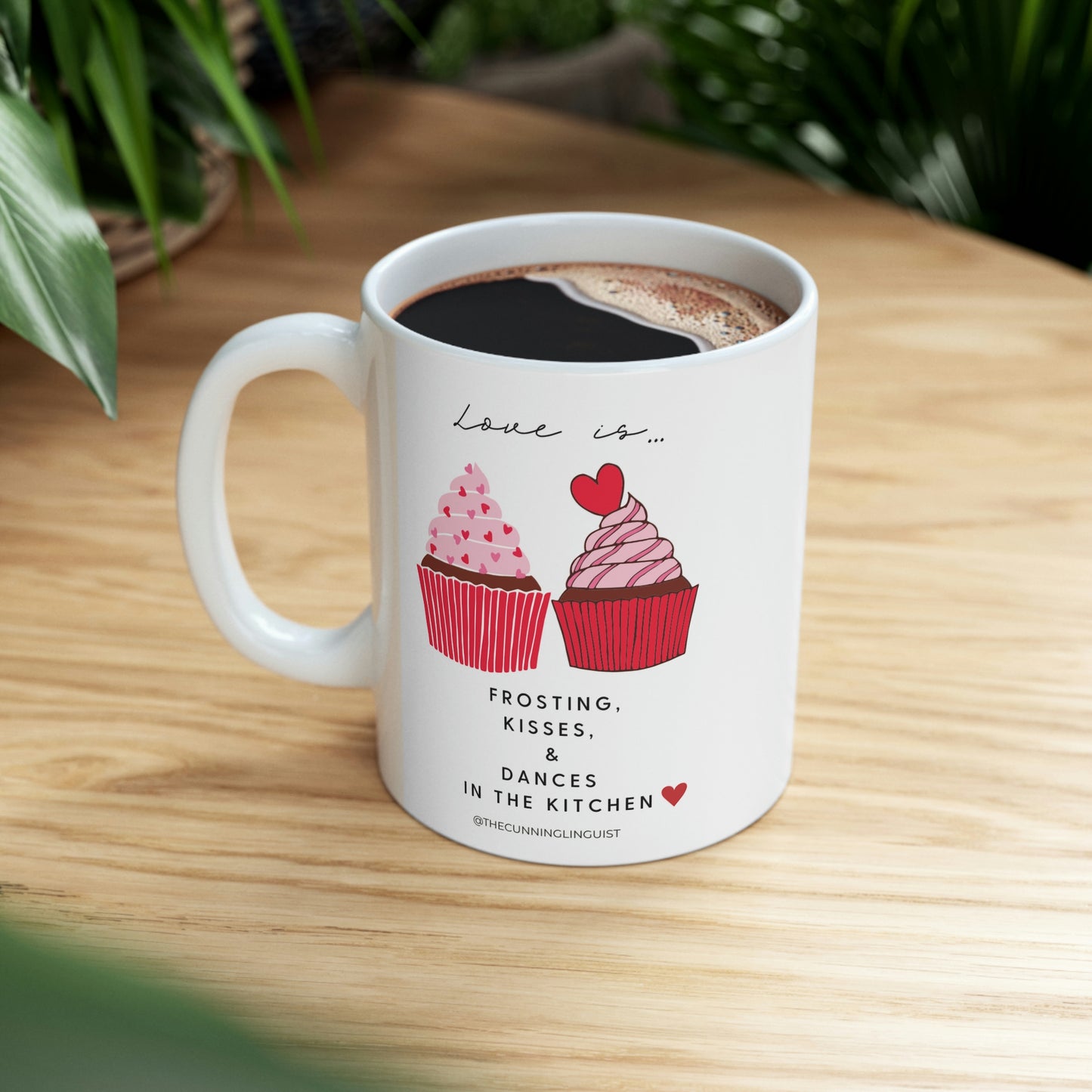 Frosting and Kisses Ceramic Mug