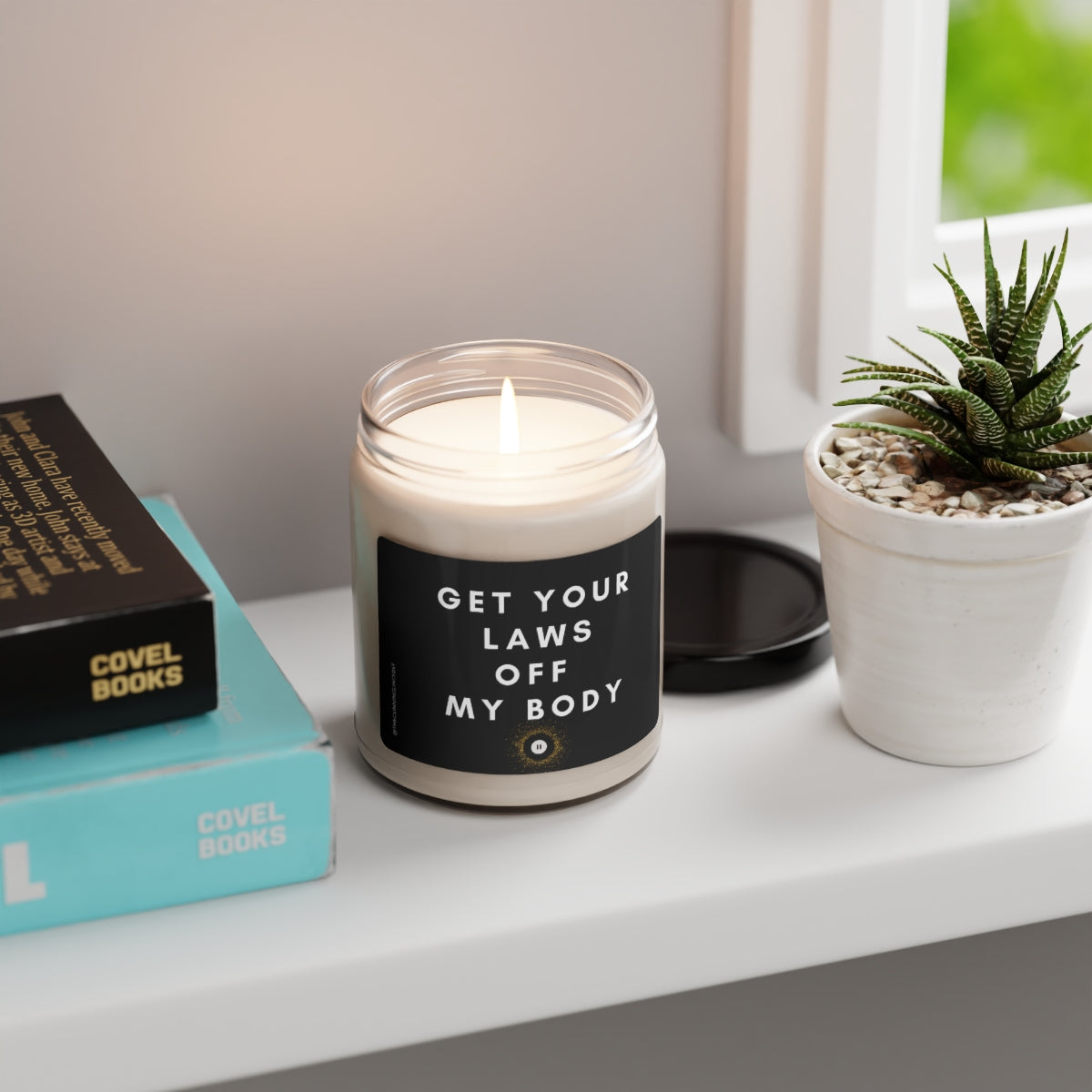 Get Your Laws Off Scented Soy Candle