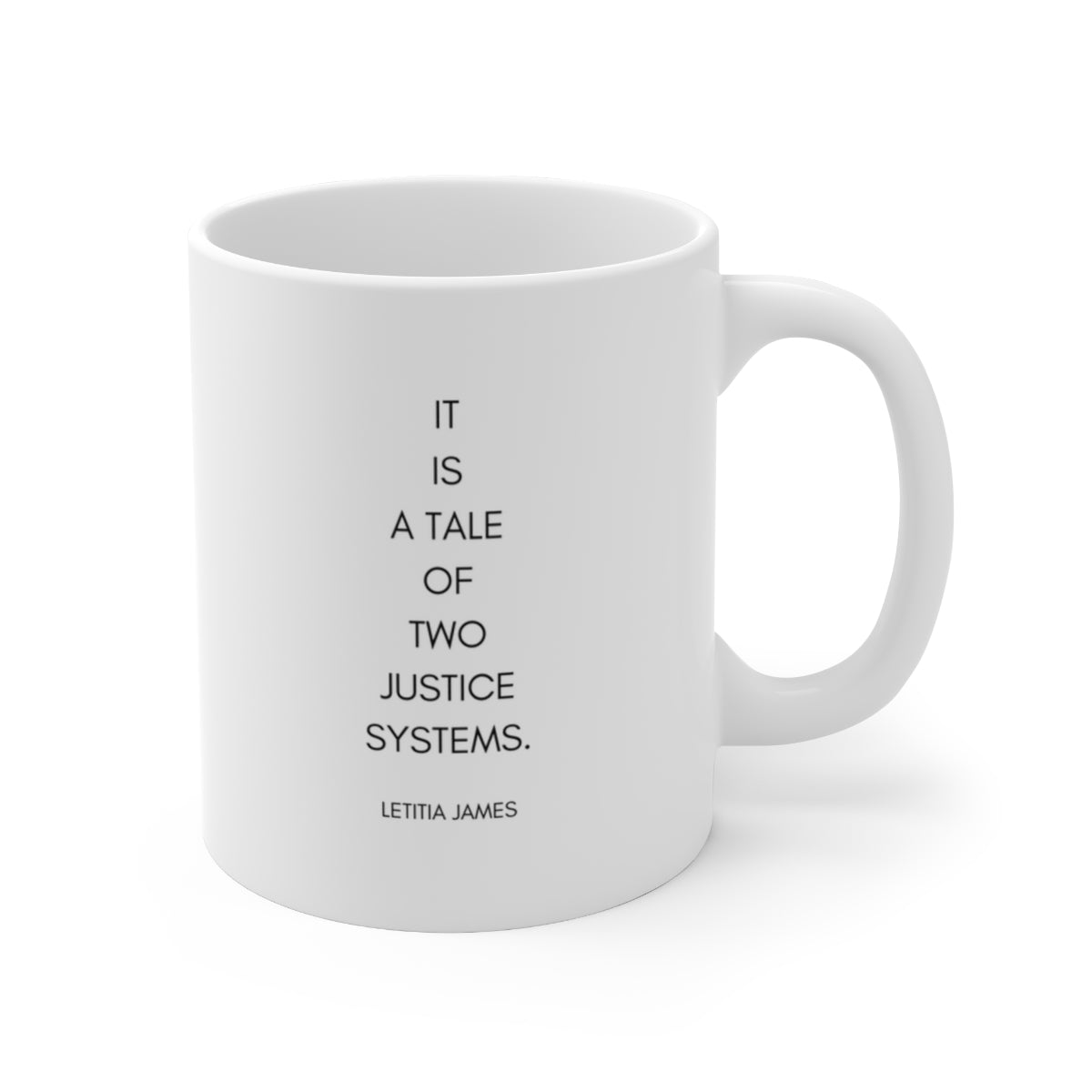 A Tale of Two Justice Systems Mug