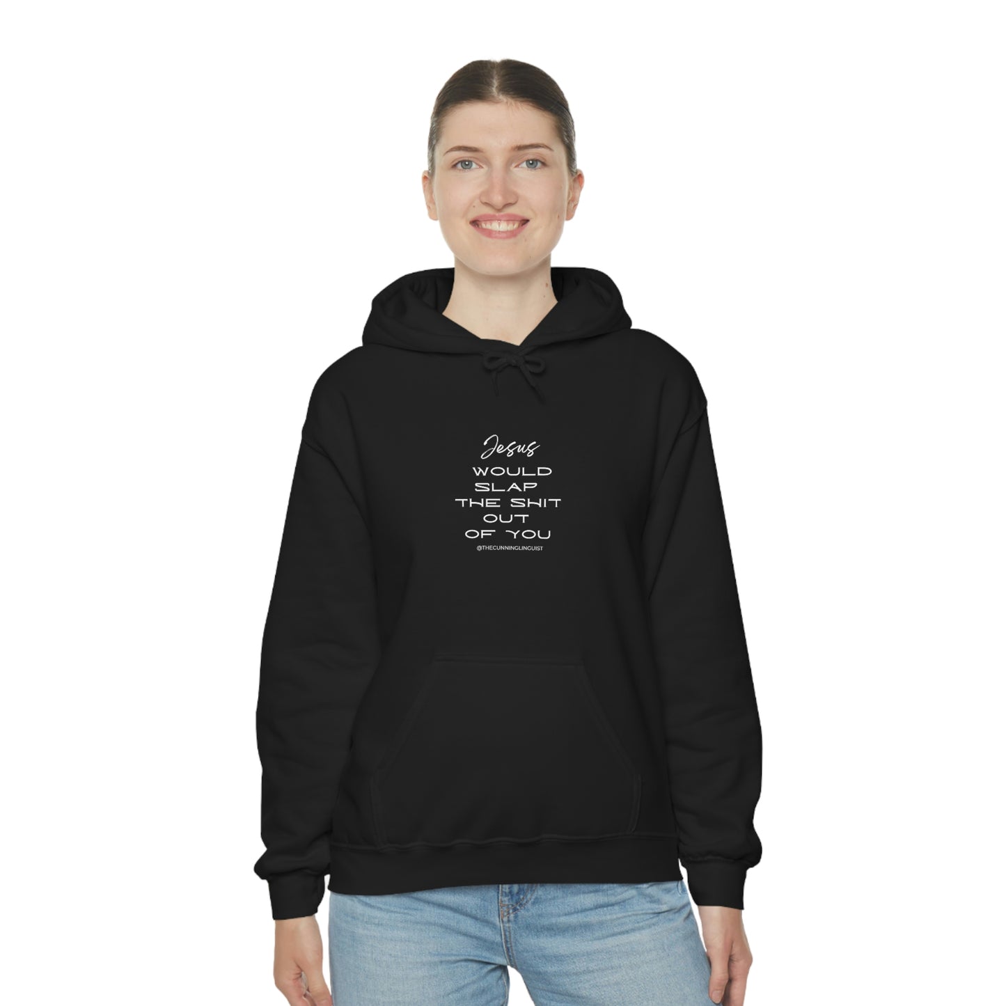 Jesus Would Slap Unisex Heavy Blend™ Hooded Sweatshirt