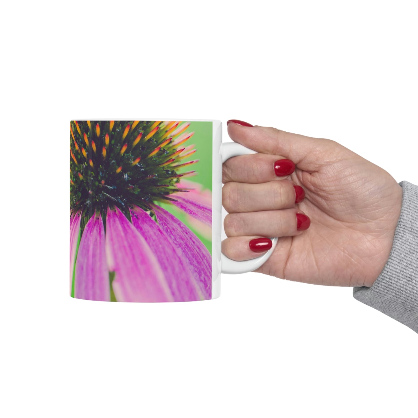 Cone Flower Vibes Ceramic Mug