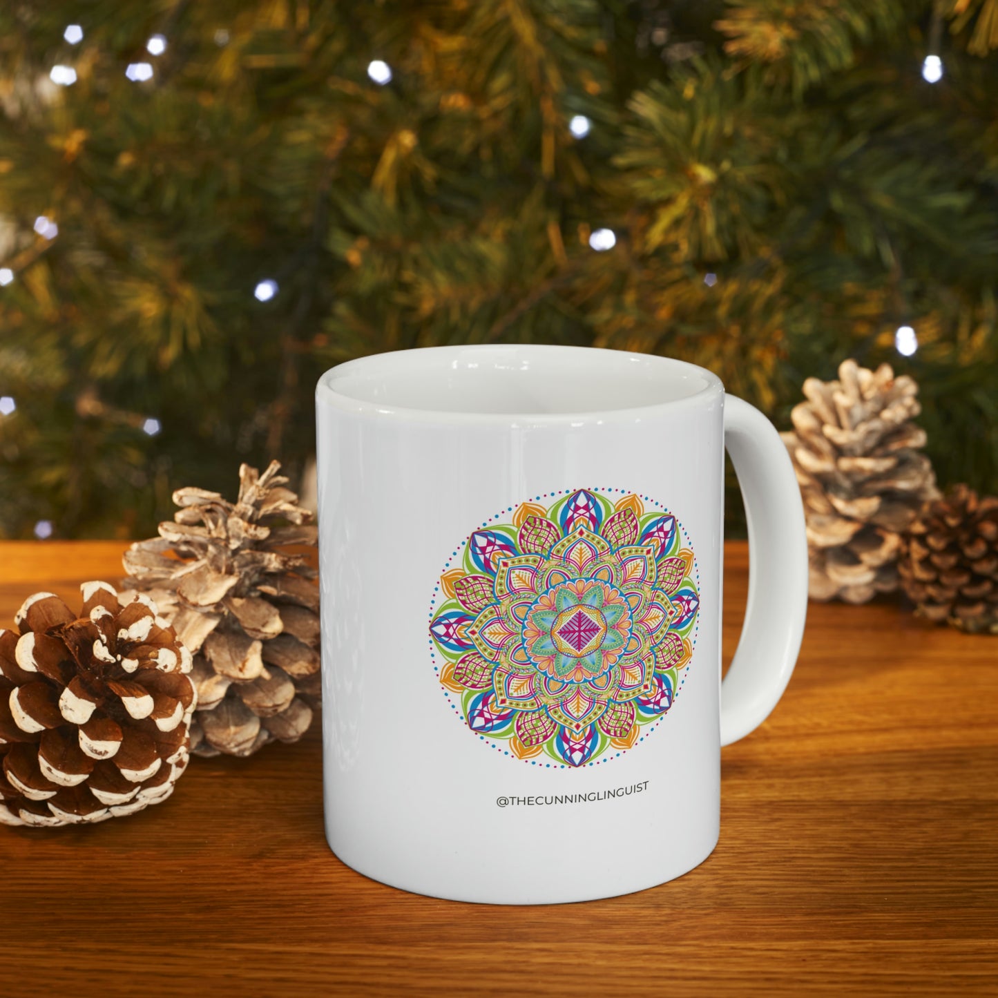 Marvelous Blue Mandalas Ceramic Mug