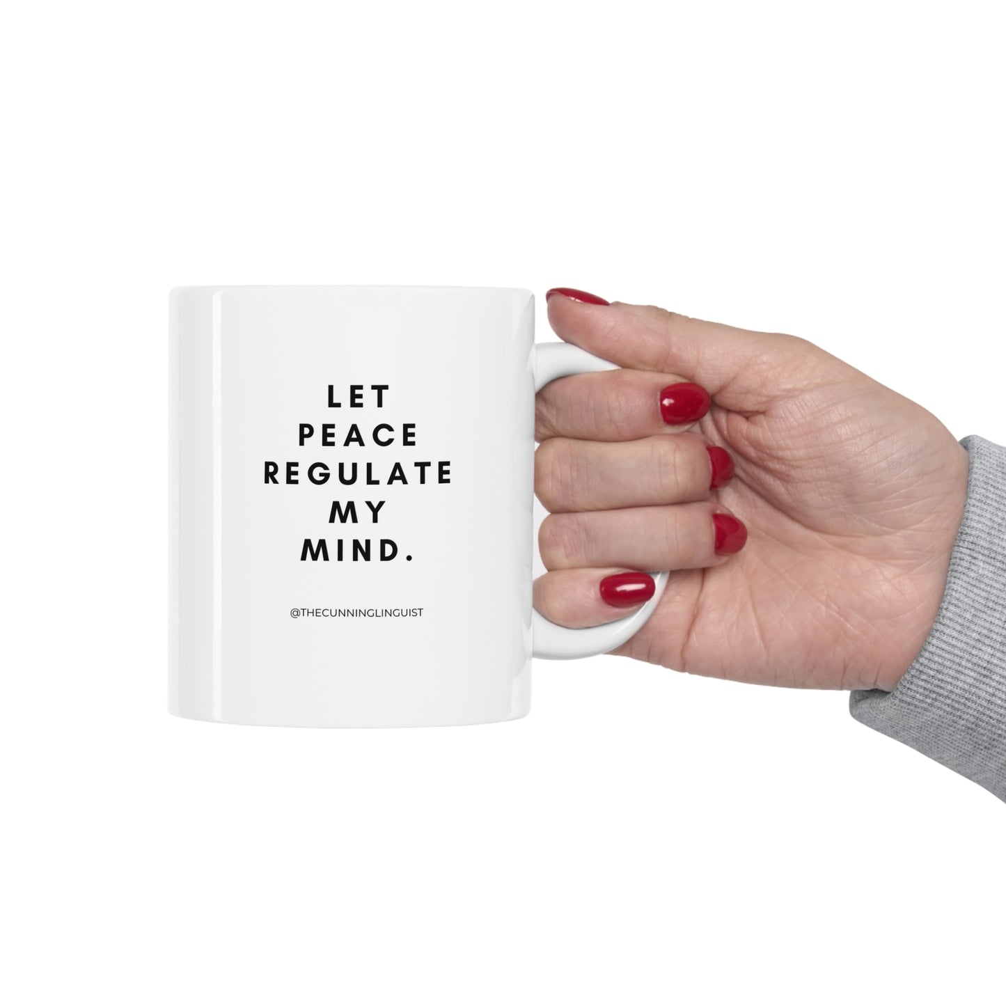 Peace Regulates Ceramic Mug