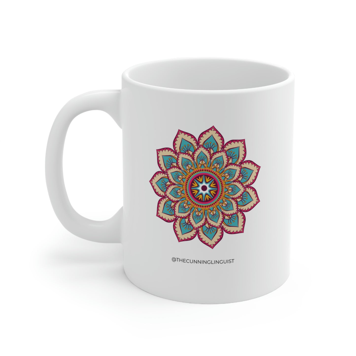 Mandala Moments Golden Eye Ceramic Mug