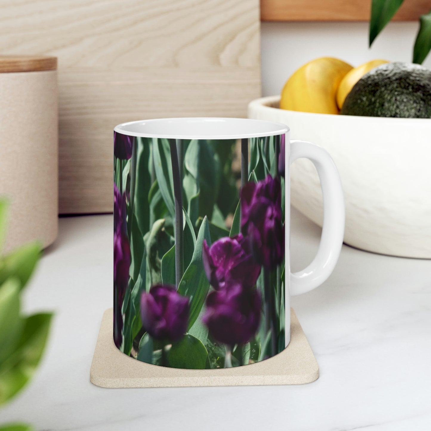 Two Lips Flow Ceramic Mug