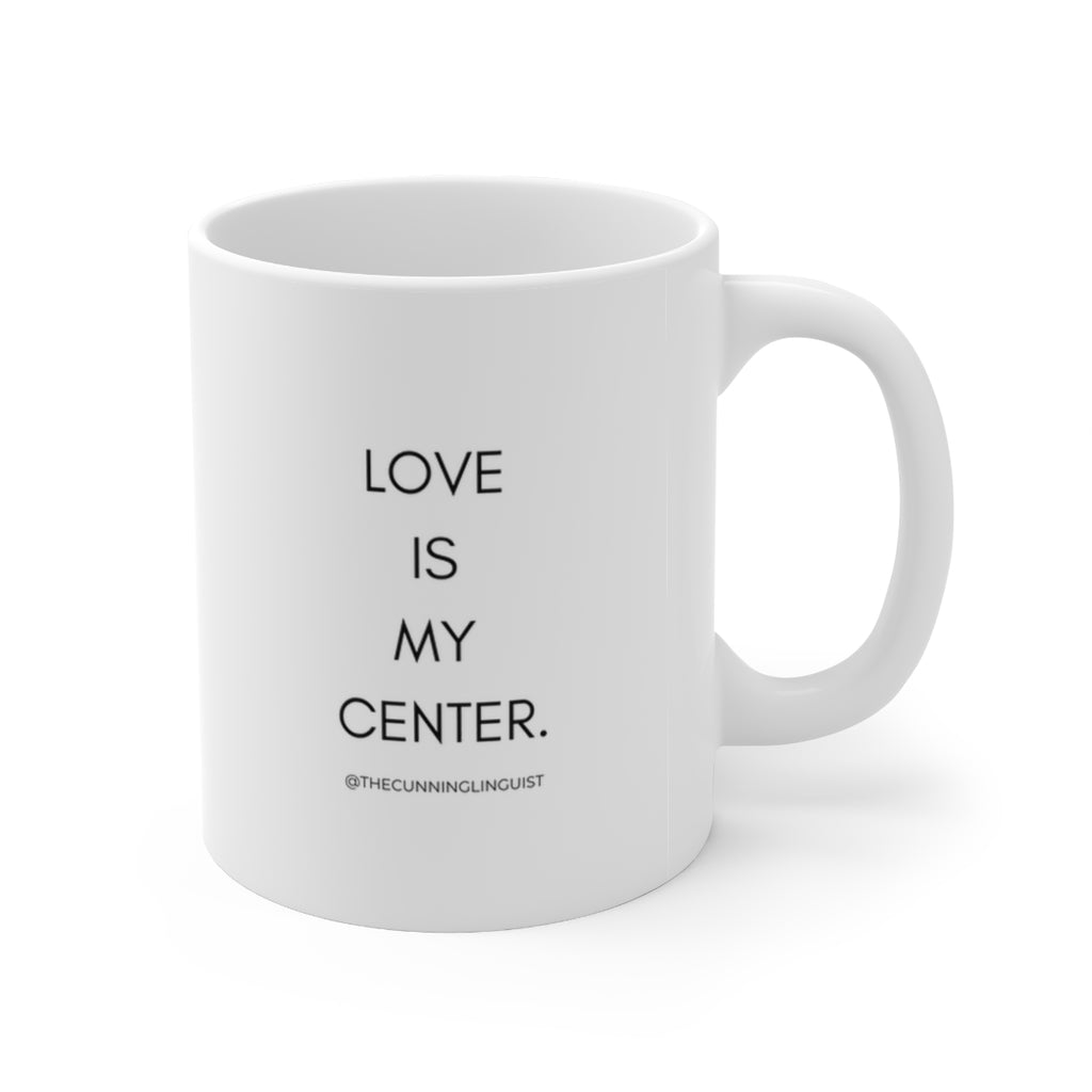 Center Love Ceramic Mug