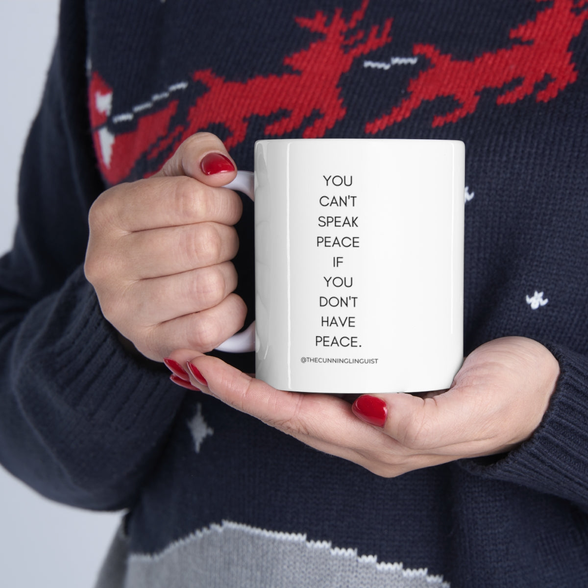 Speak Peace Ceramic Mug