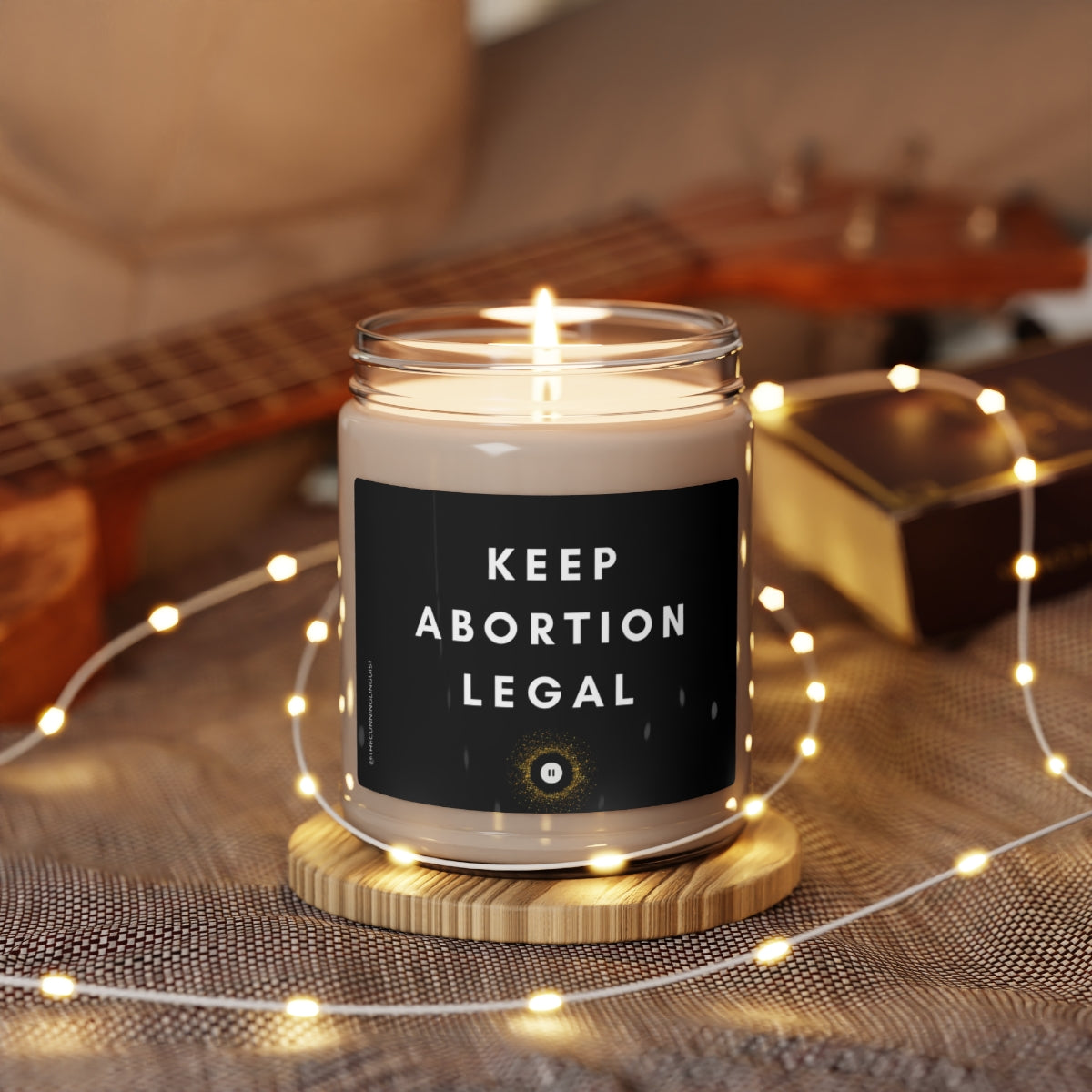 Keep Abortion Legal Scented Soy Candle