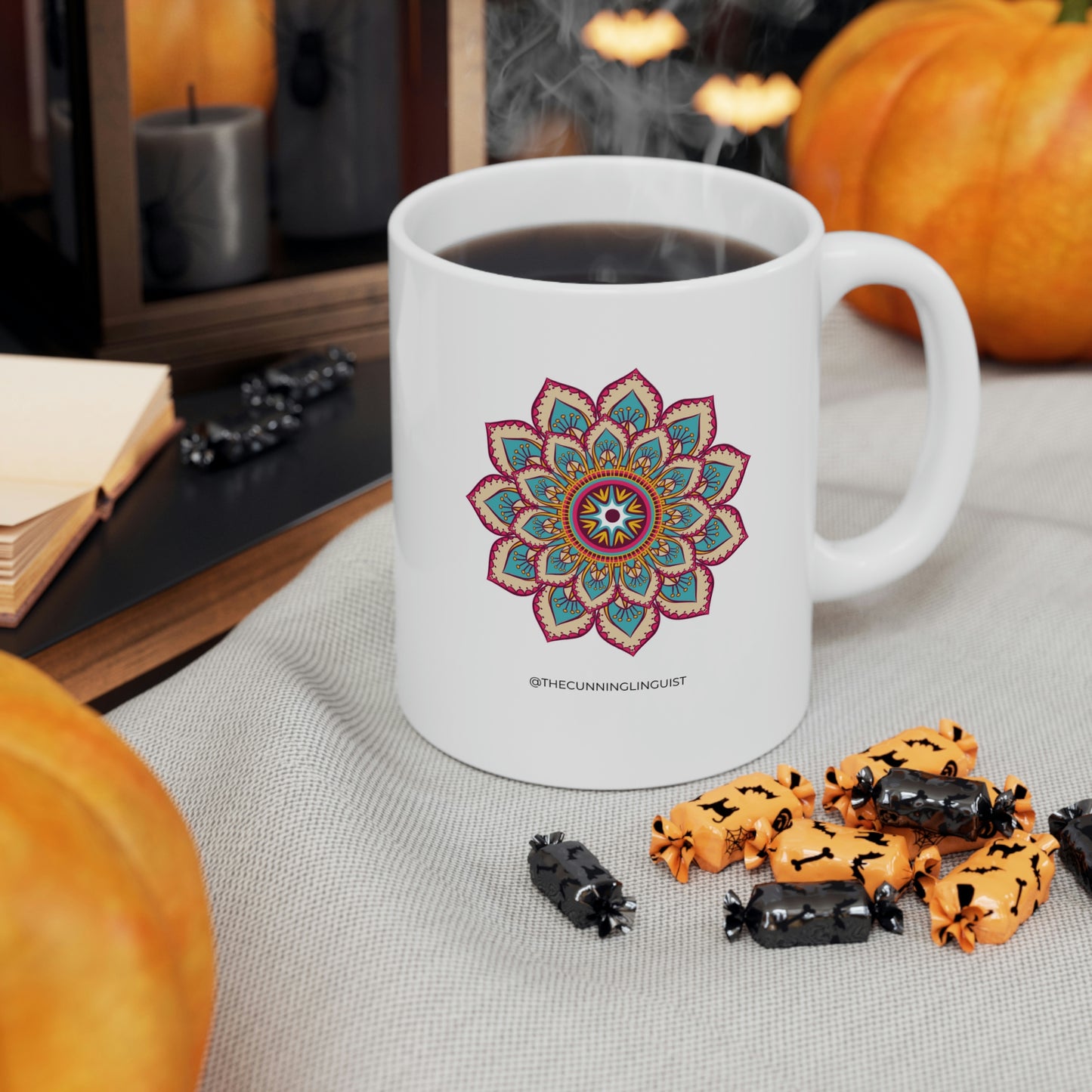 Mandala Moments Golden Eye Ceramic Mug