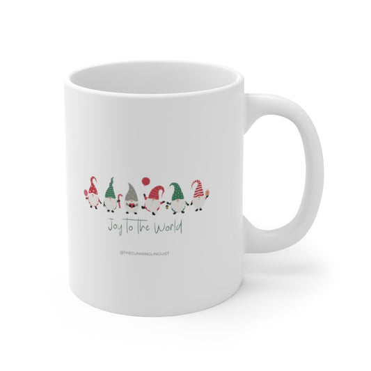 Joy to the World Gnomes Ceramic Mug