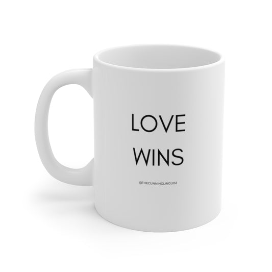 Love Wins Ceramic Mug