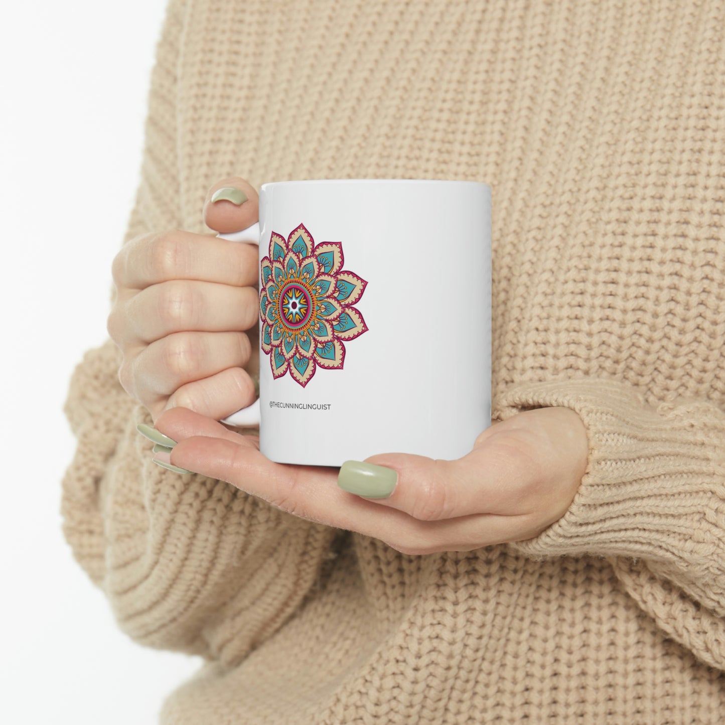 Mandala Moments Golden Eye Ceramic Mug