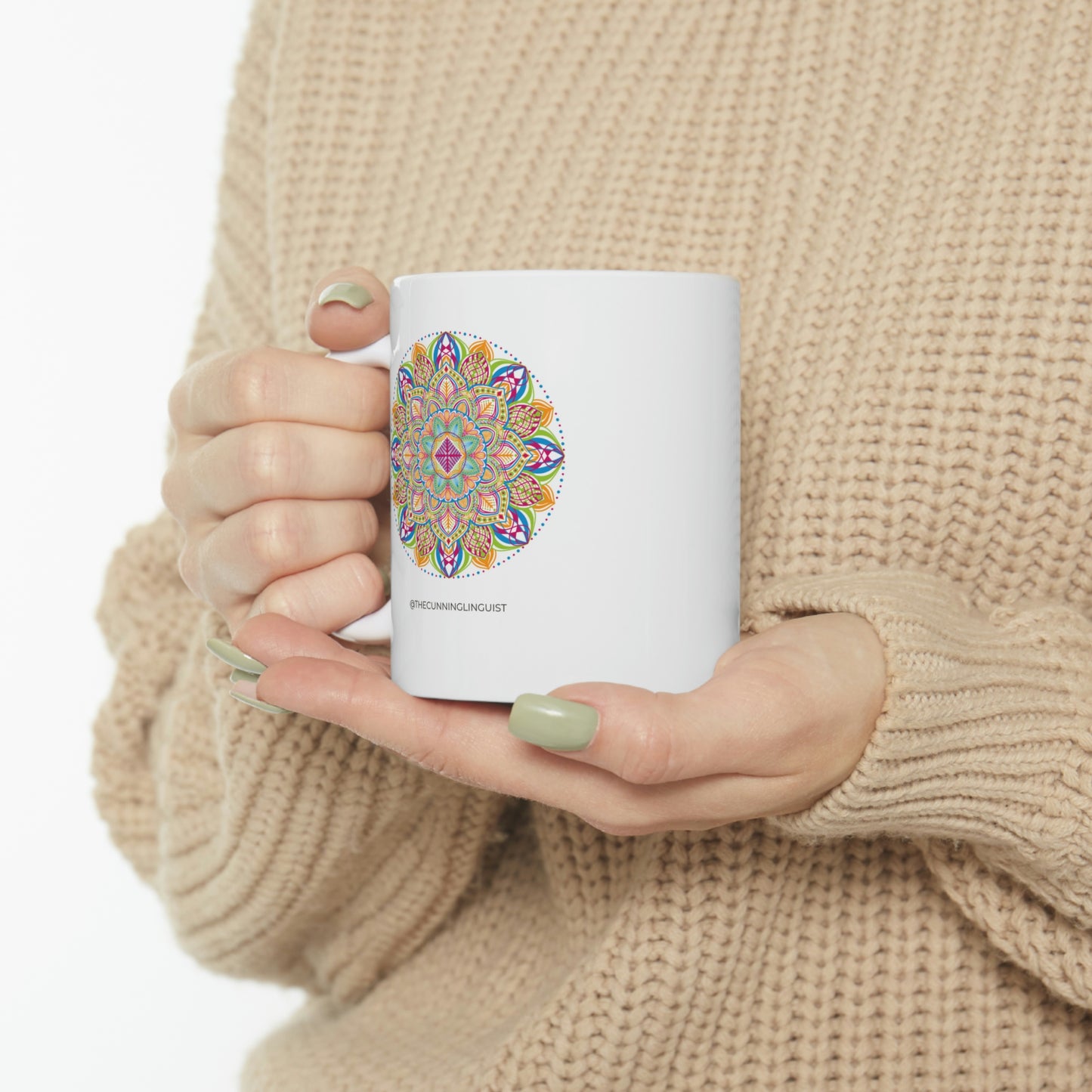 Marvelous Blue Mandalas Ceramic Mug