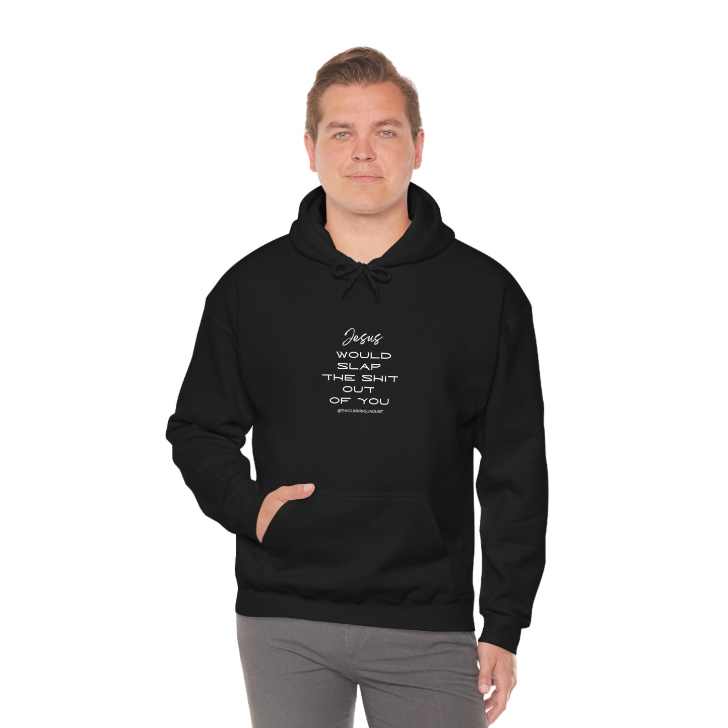 Jesus Would Slap Unisex Heavy Blend™ Hooded Sweatshirt