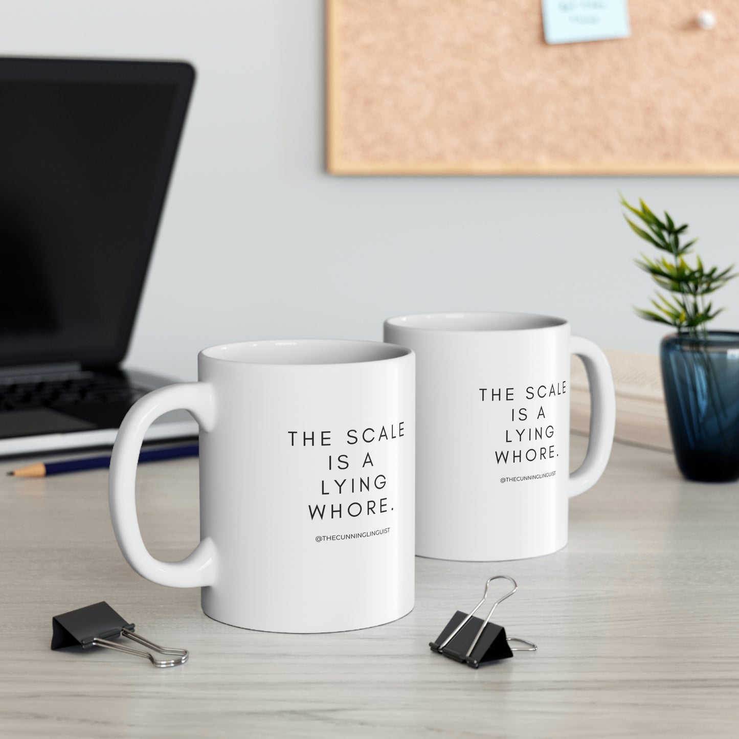 The Lying Scale Ceramic Mug