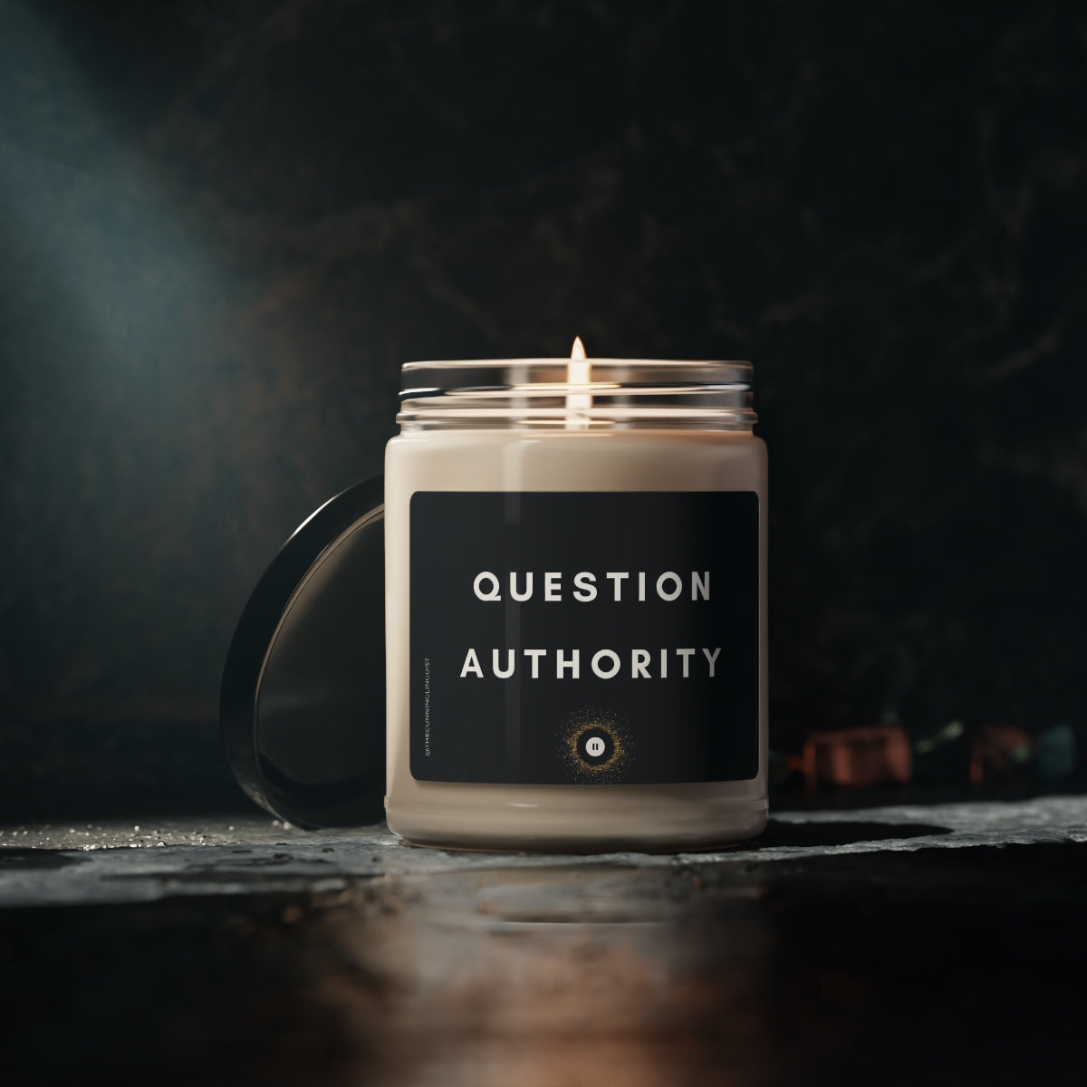 Question Authority Scented Soy Candle