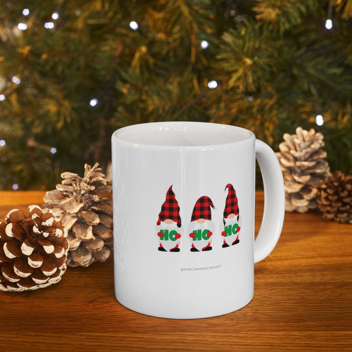 Ho Ho Ho Gnomes Ceramic Mug