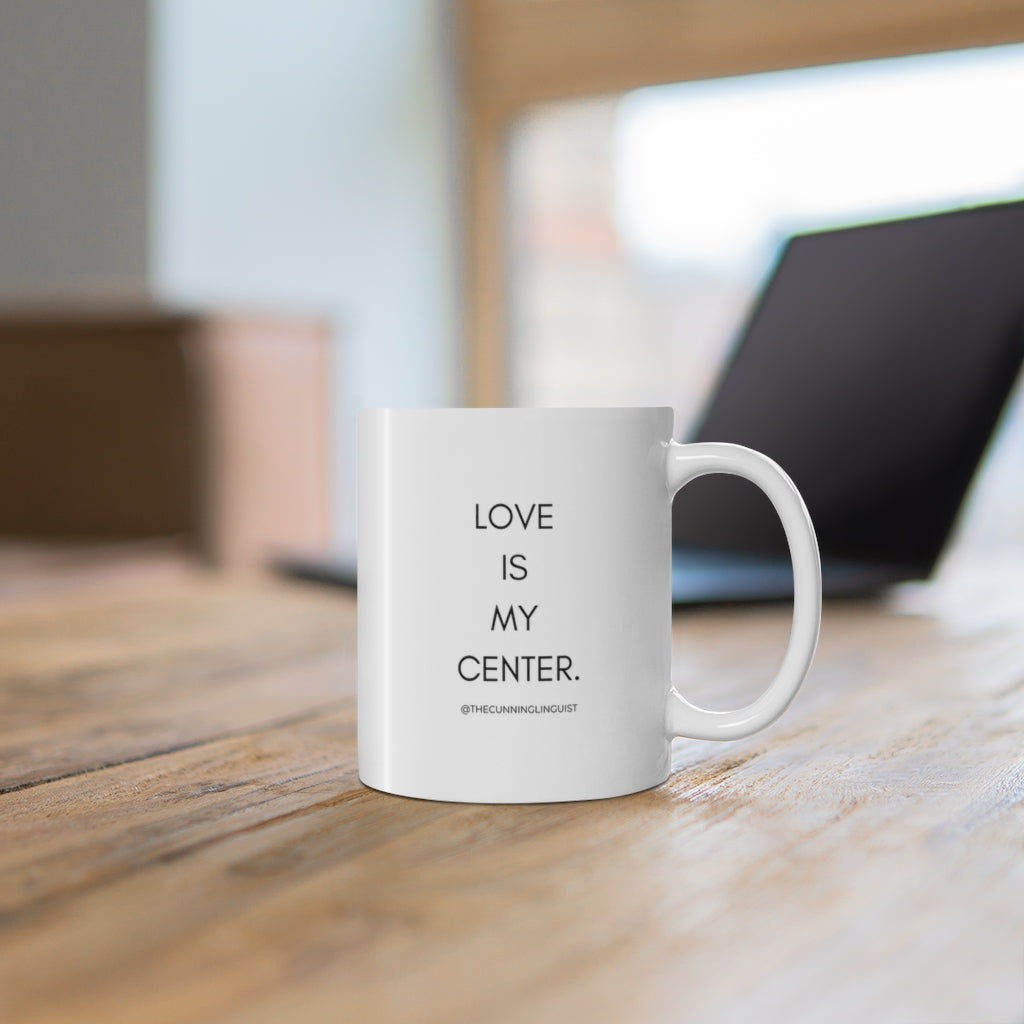 Center Love Ceramic Mug