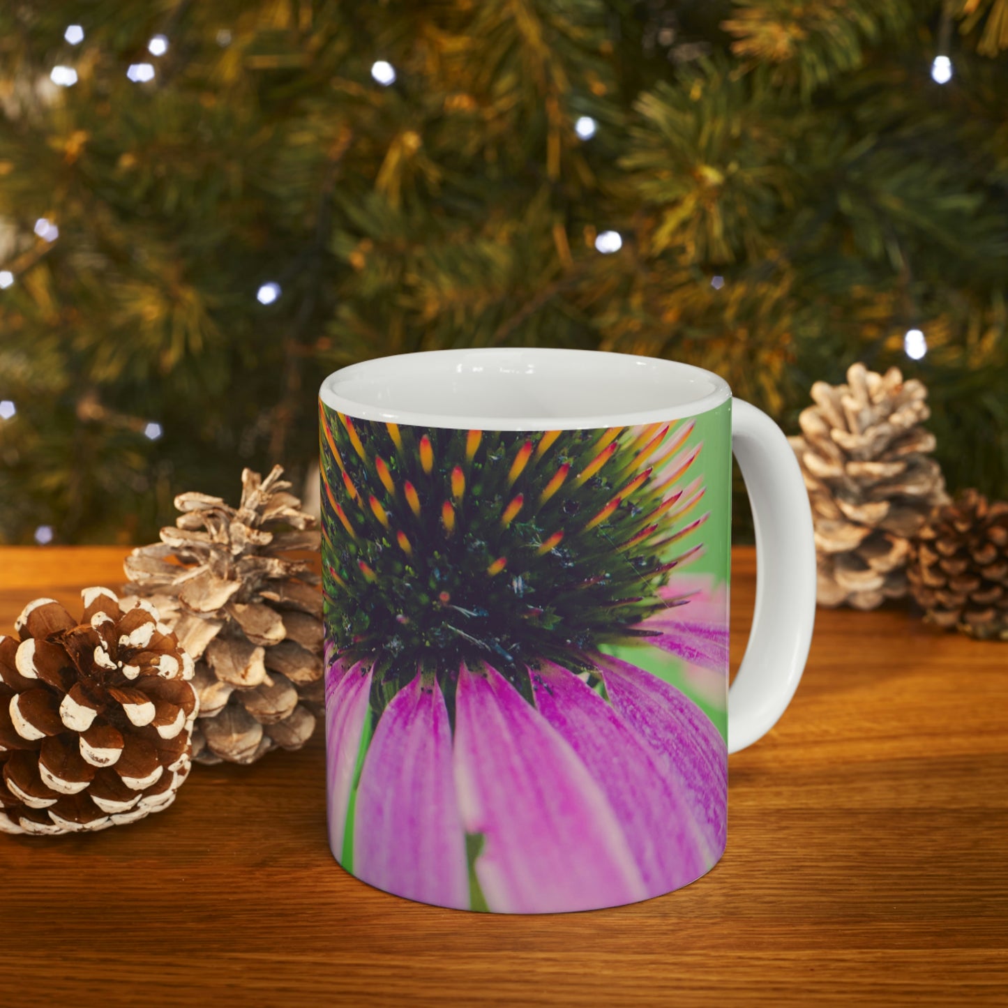 Cone Flower Vibes Ceramic Mug