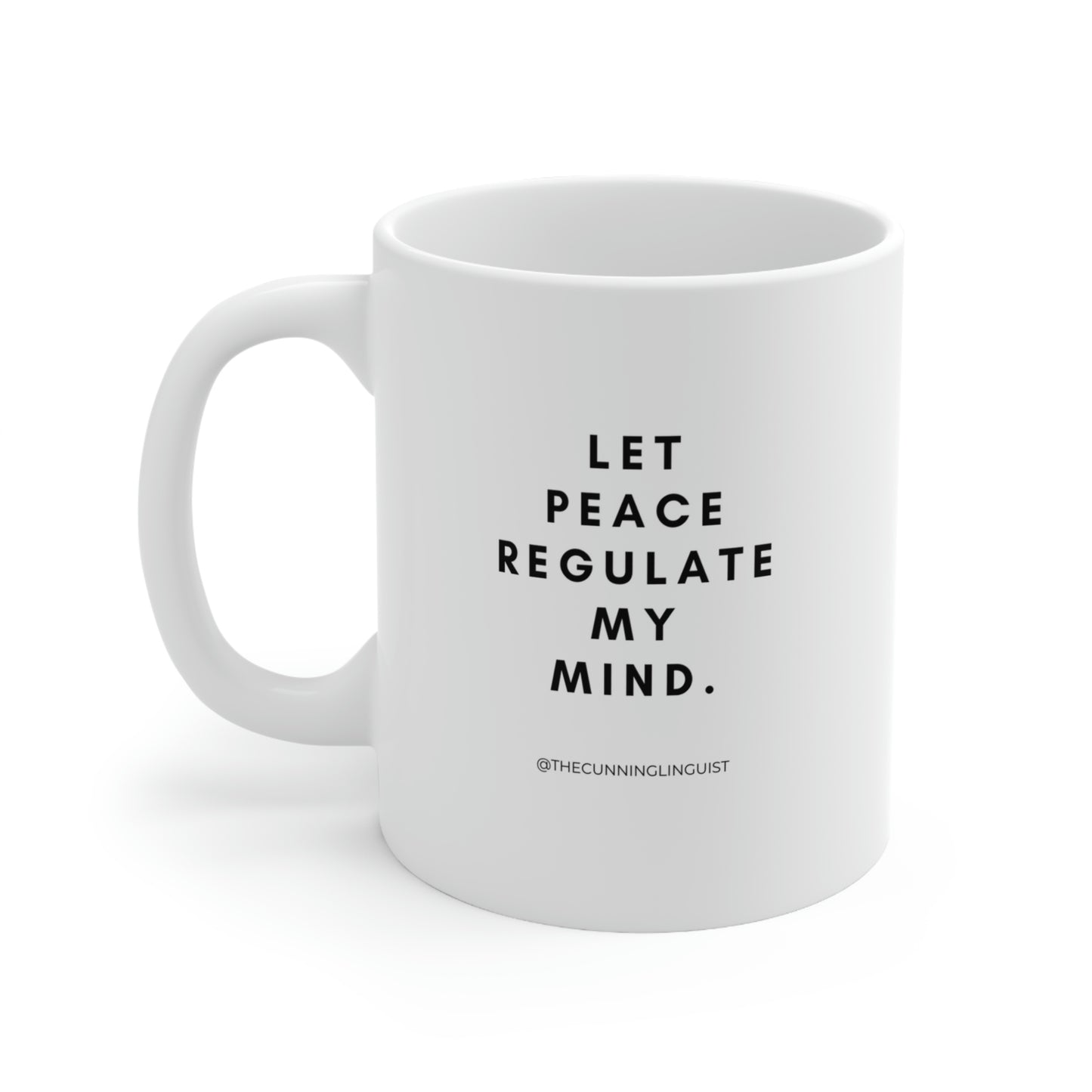 Peace Regulates Ceramic Mug