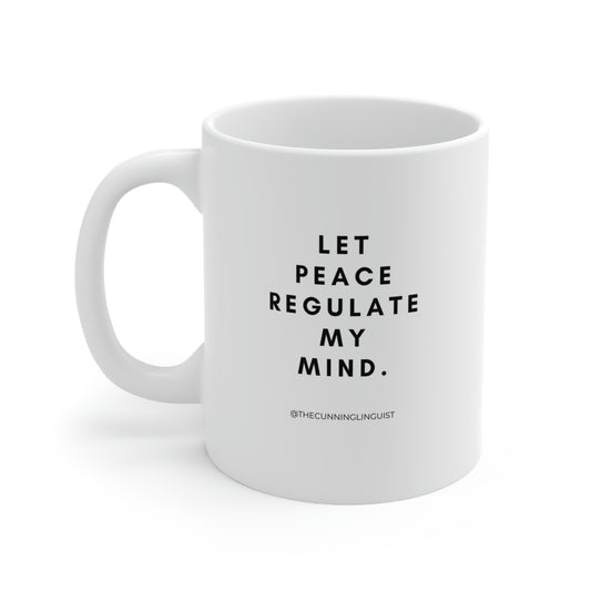 Peace Regulates Ceramic Mug