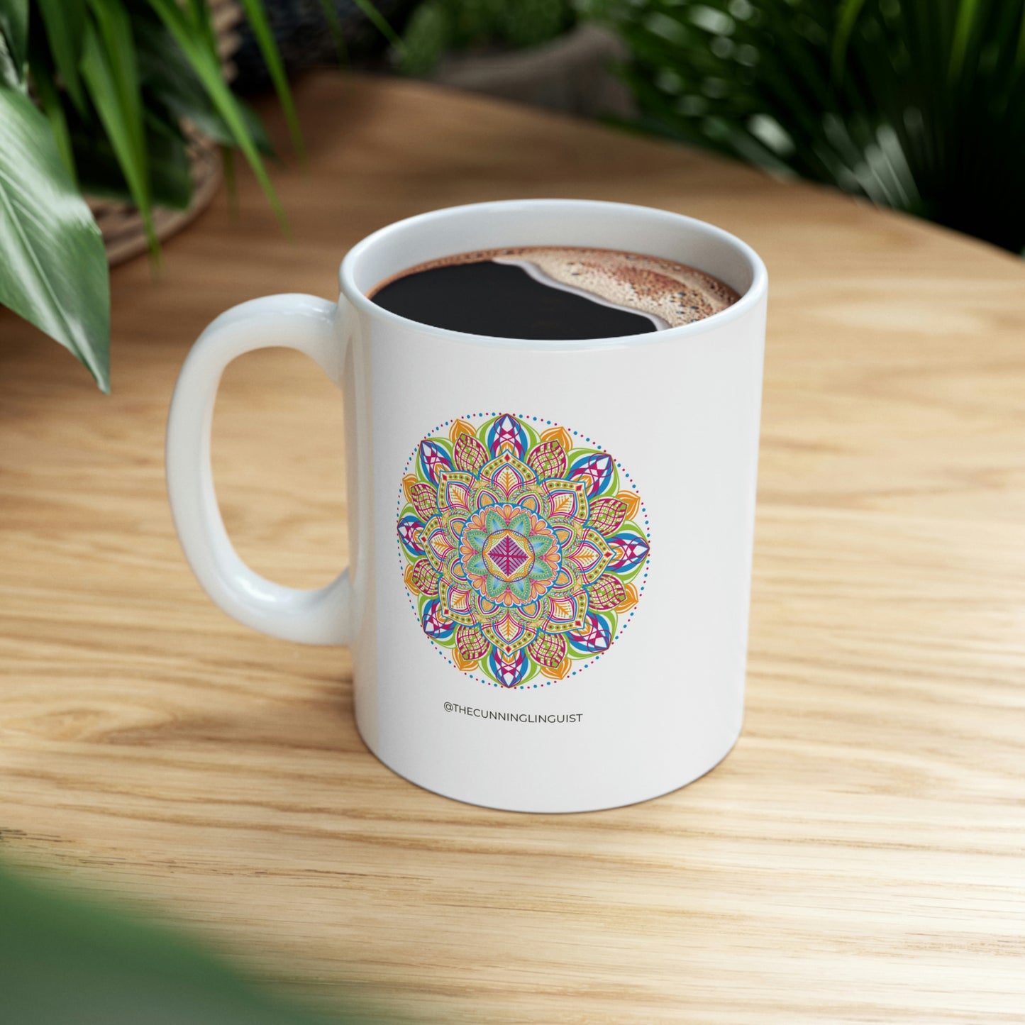 Marvelous Blue Mandalas Ceramic Mug