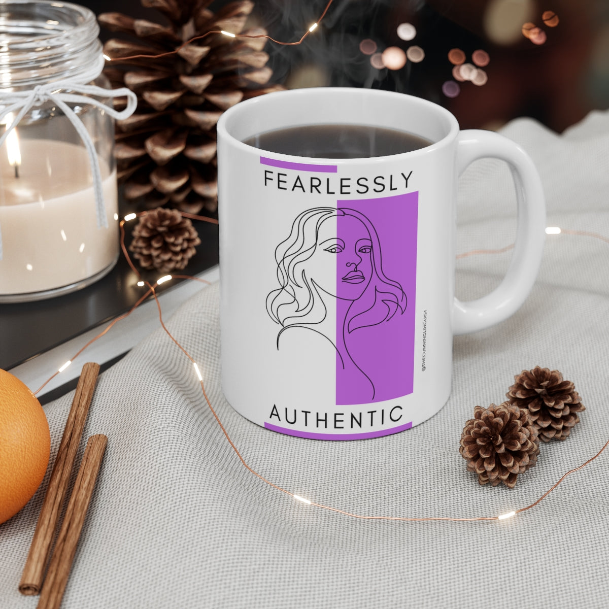 Fearlessly Authentic Ceramic Mug