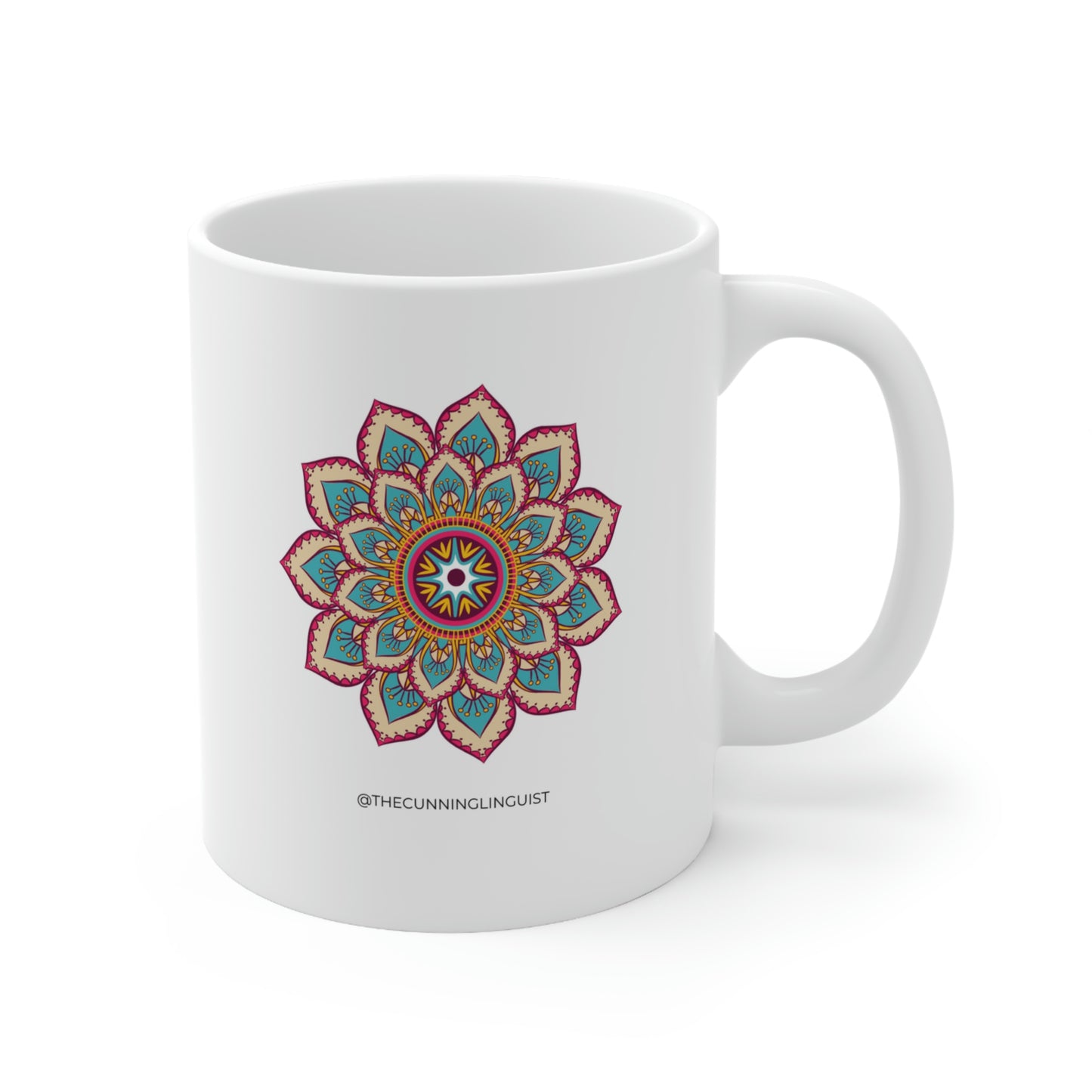 Mandala Moments Golden Eye Ceramic Mug