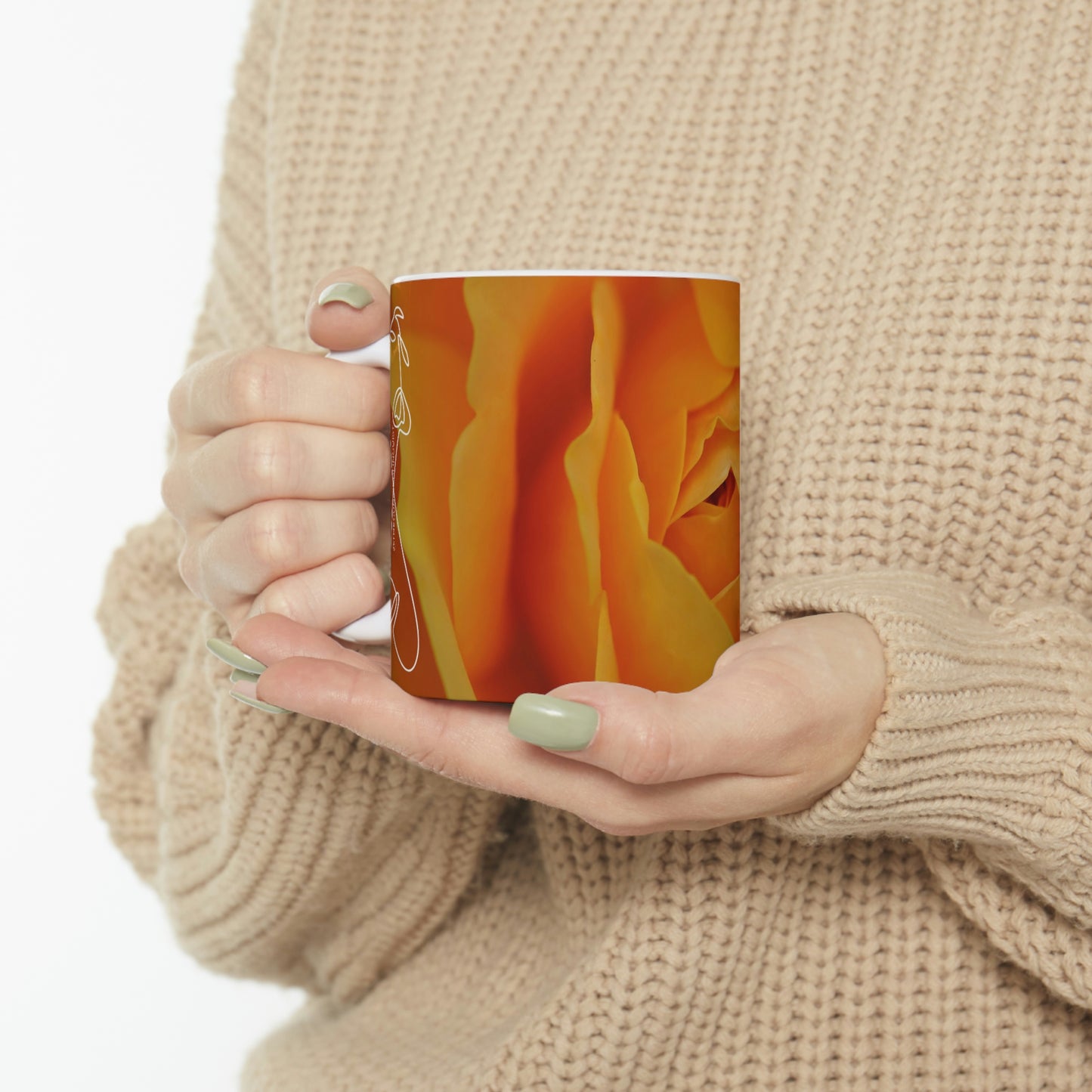 Center Flow Ceramic Mug