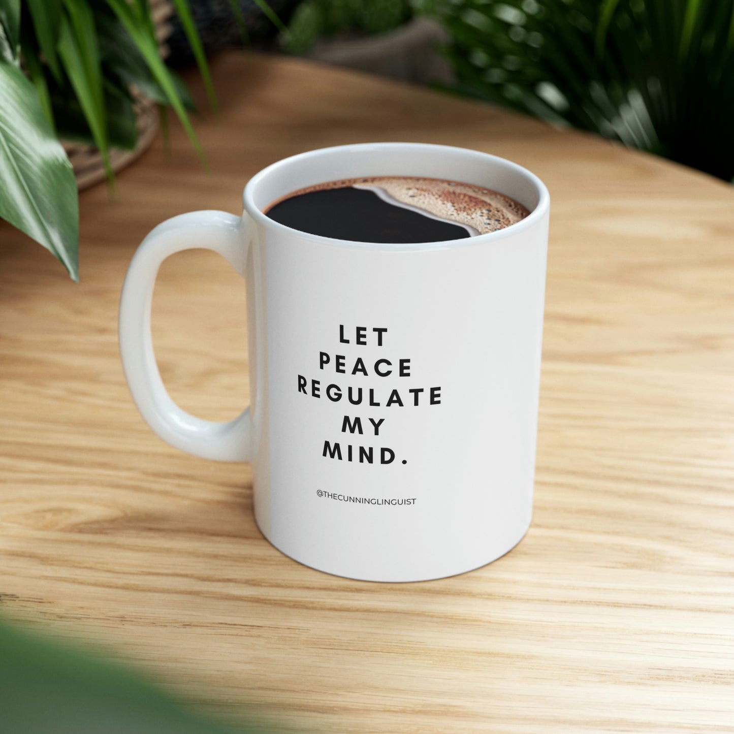 Peace Regulates Ceramic Mug