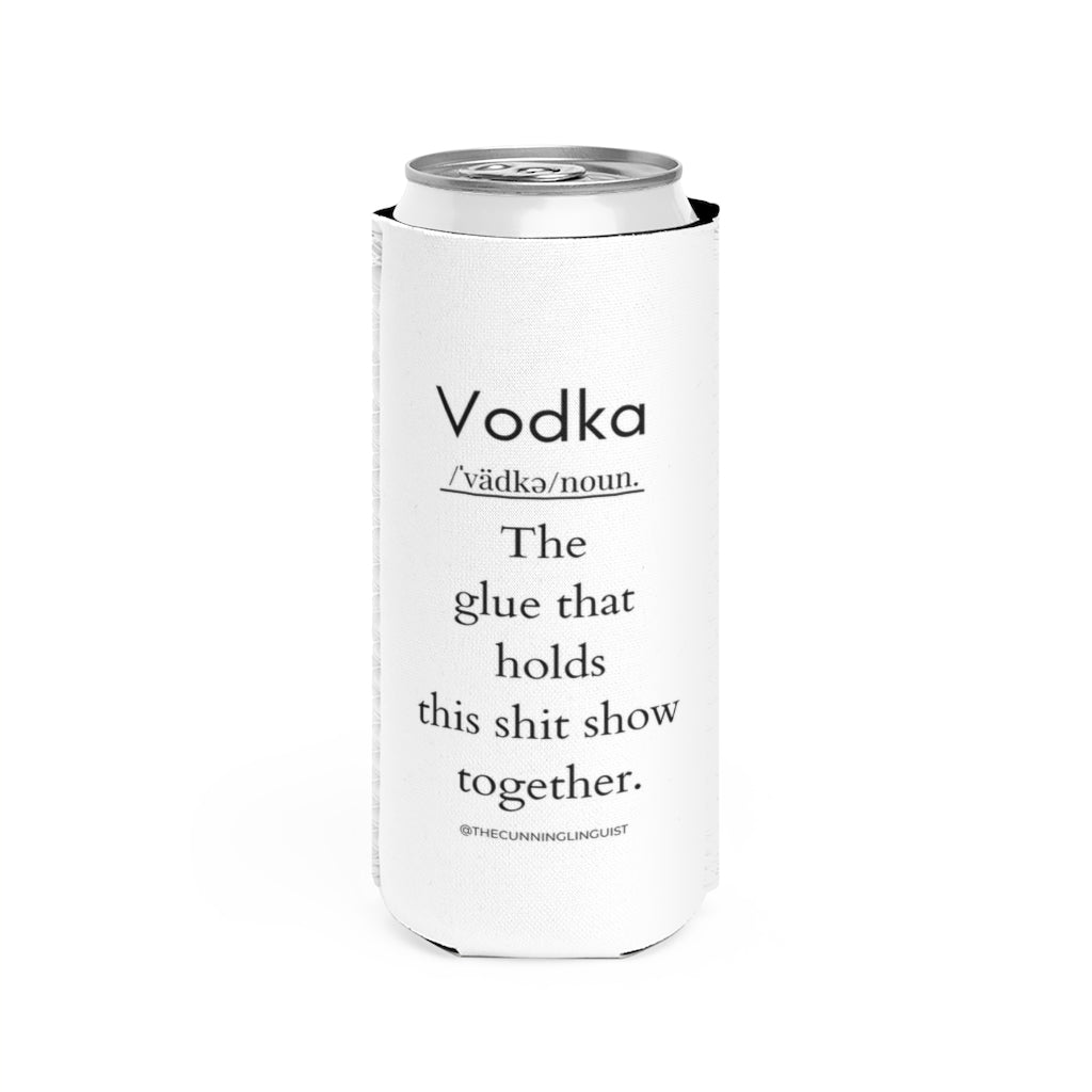 Slim Can Vodka Glue Cooler