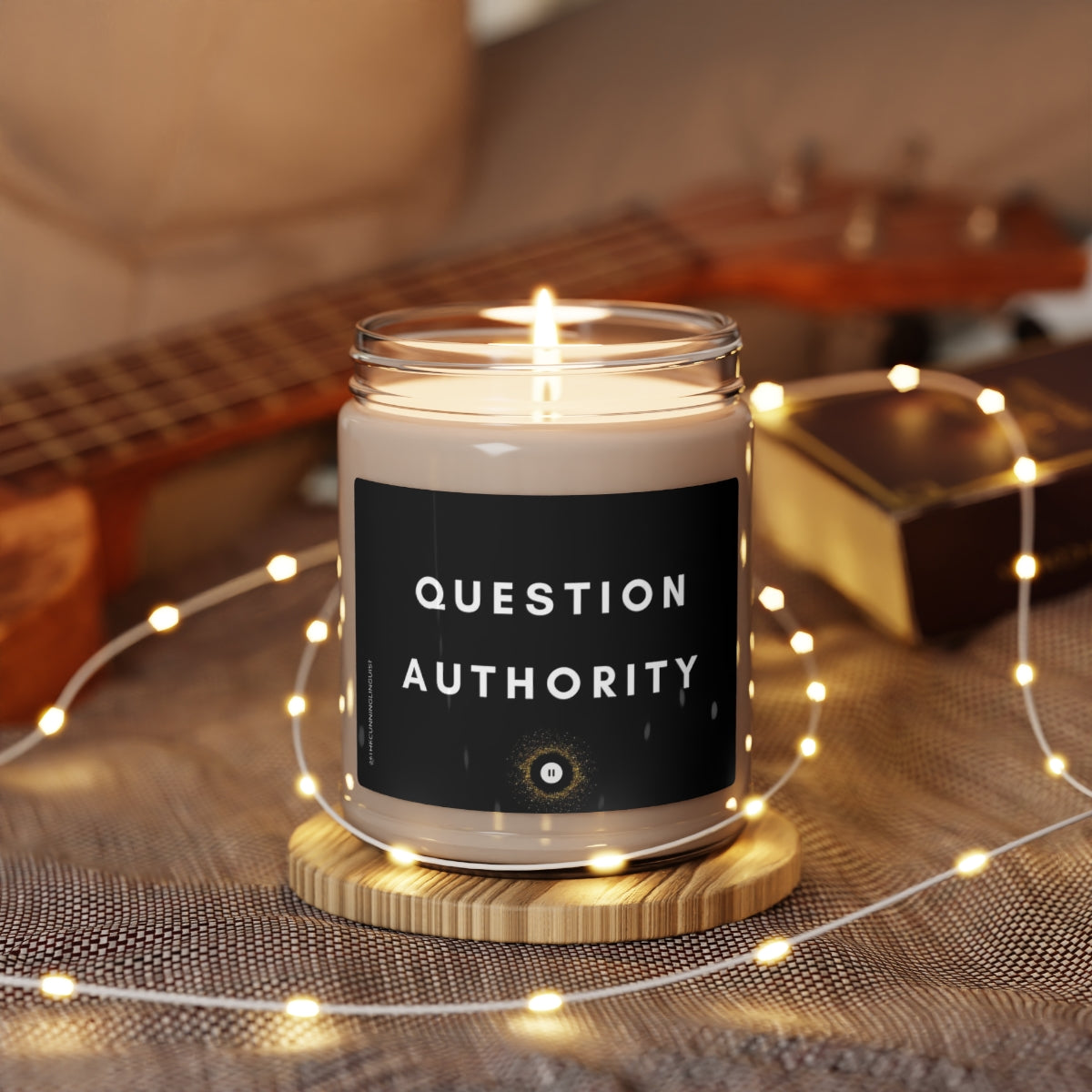 Question Authority Scented Soy Candle