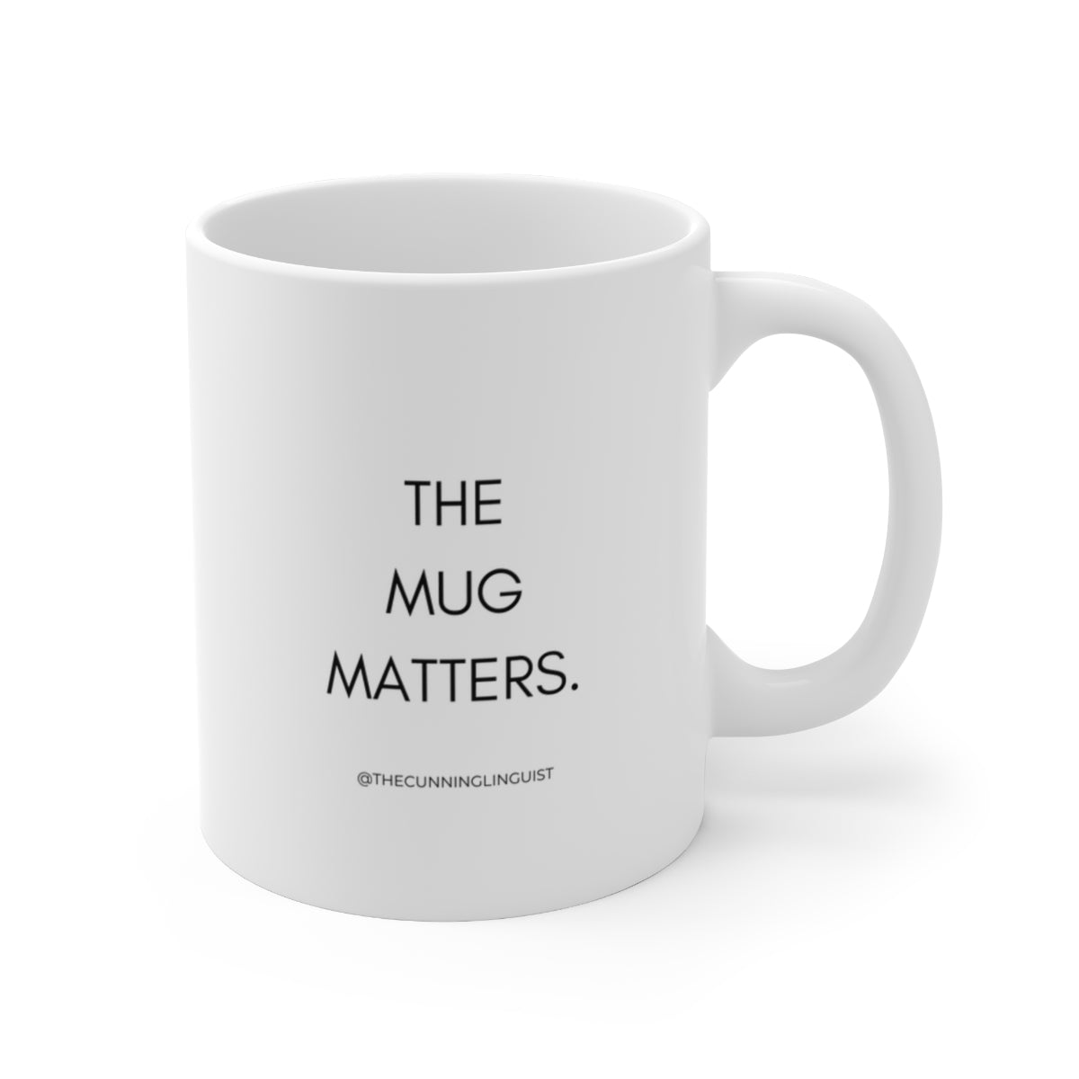 The Mug Matters Ceramic Mug