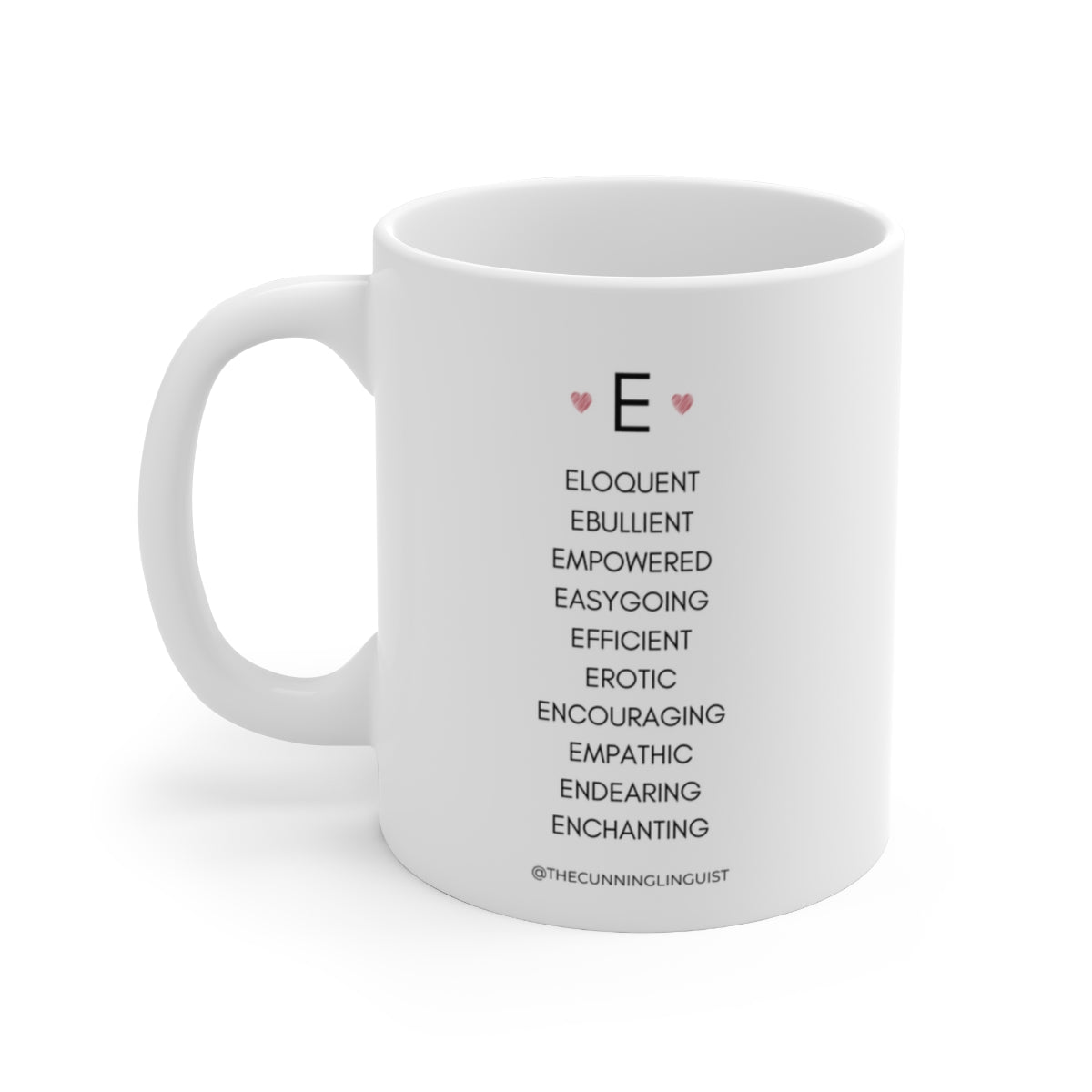 E is for Who You Are Ceramic Mug