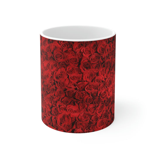 Bed of Roses Flow Ceramic Mug