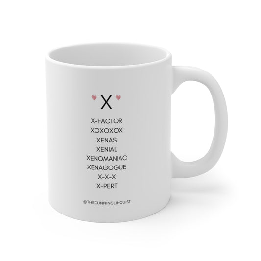 X is for Who You Are Ceramic Mug 11oz