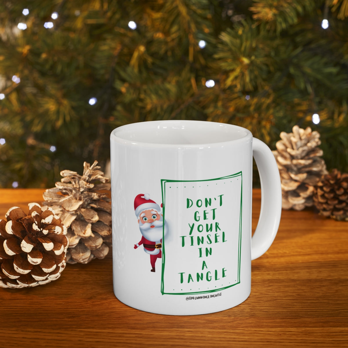 Tinsel in a Tangle Ceramic Mug